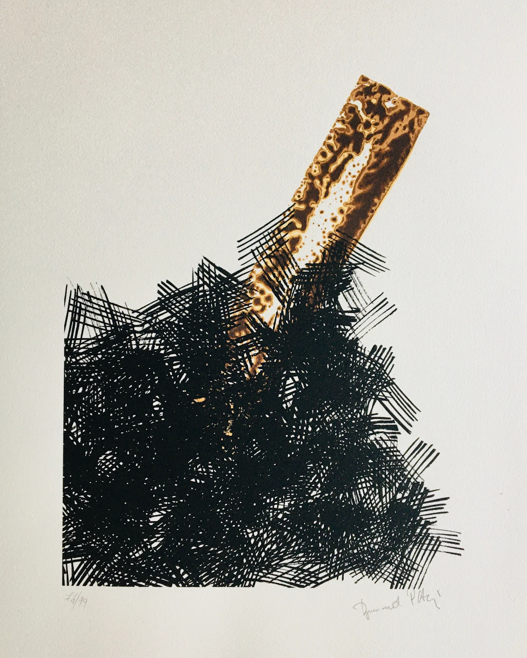 Bernard PAGES - Sans-titre, 2005 - Sérigraphie originale signée au crayon