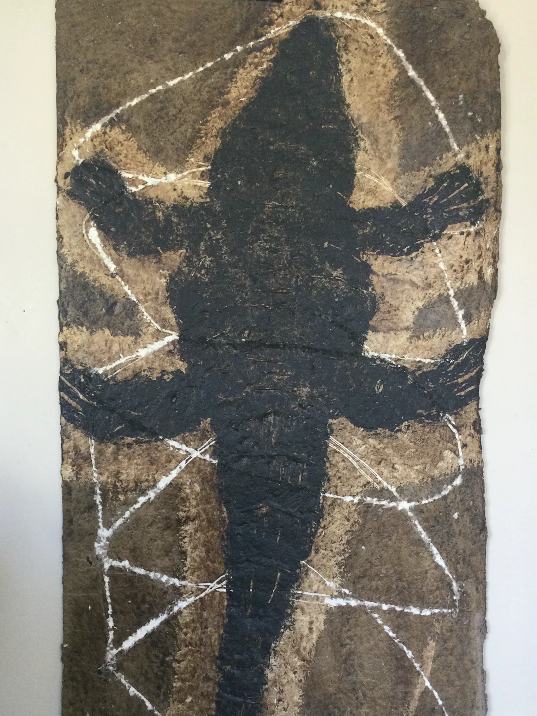Todd NARBEY - Le crocrodile, 2000 - Gravure au carborundum signé