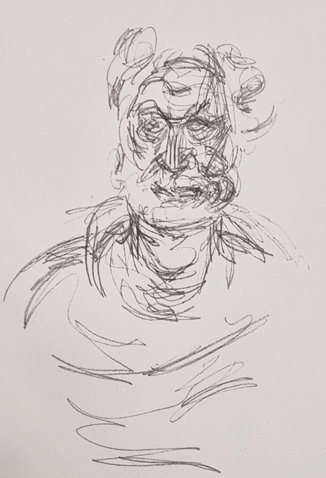 Alberto Giacometti, Héraclite, lithographie, 1955