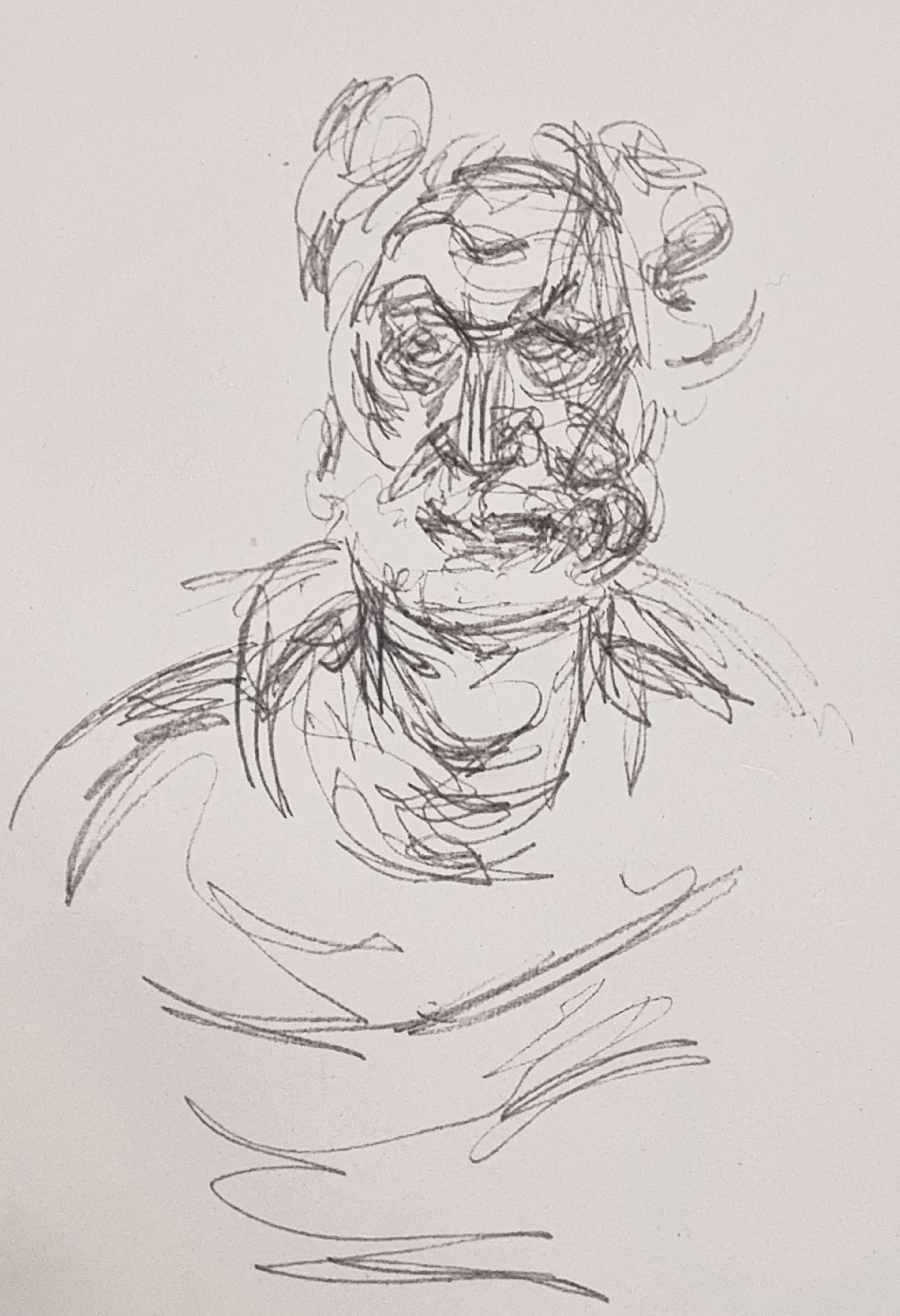 Alberto Giacometti, Héraclite, lithographie, 1955