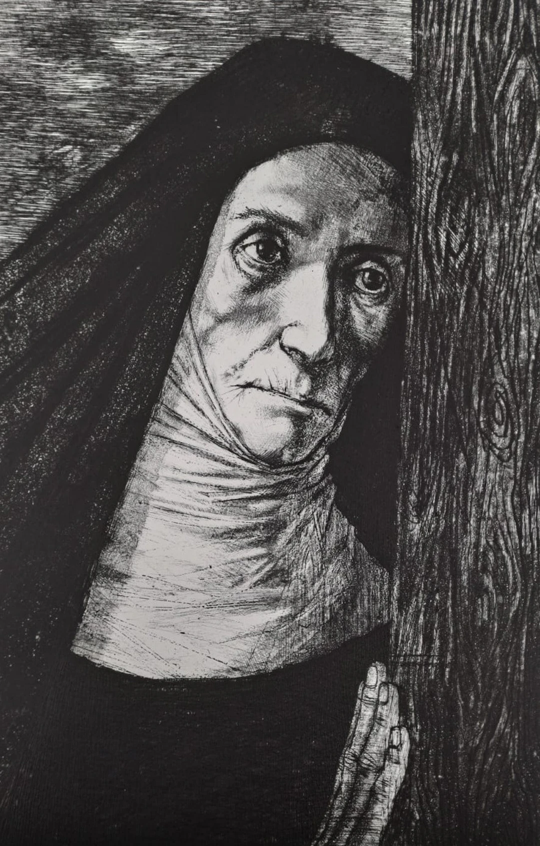 Michel Ciry - Sabat Mater, 67 - Gravure à l’eau forte signée et numérotée