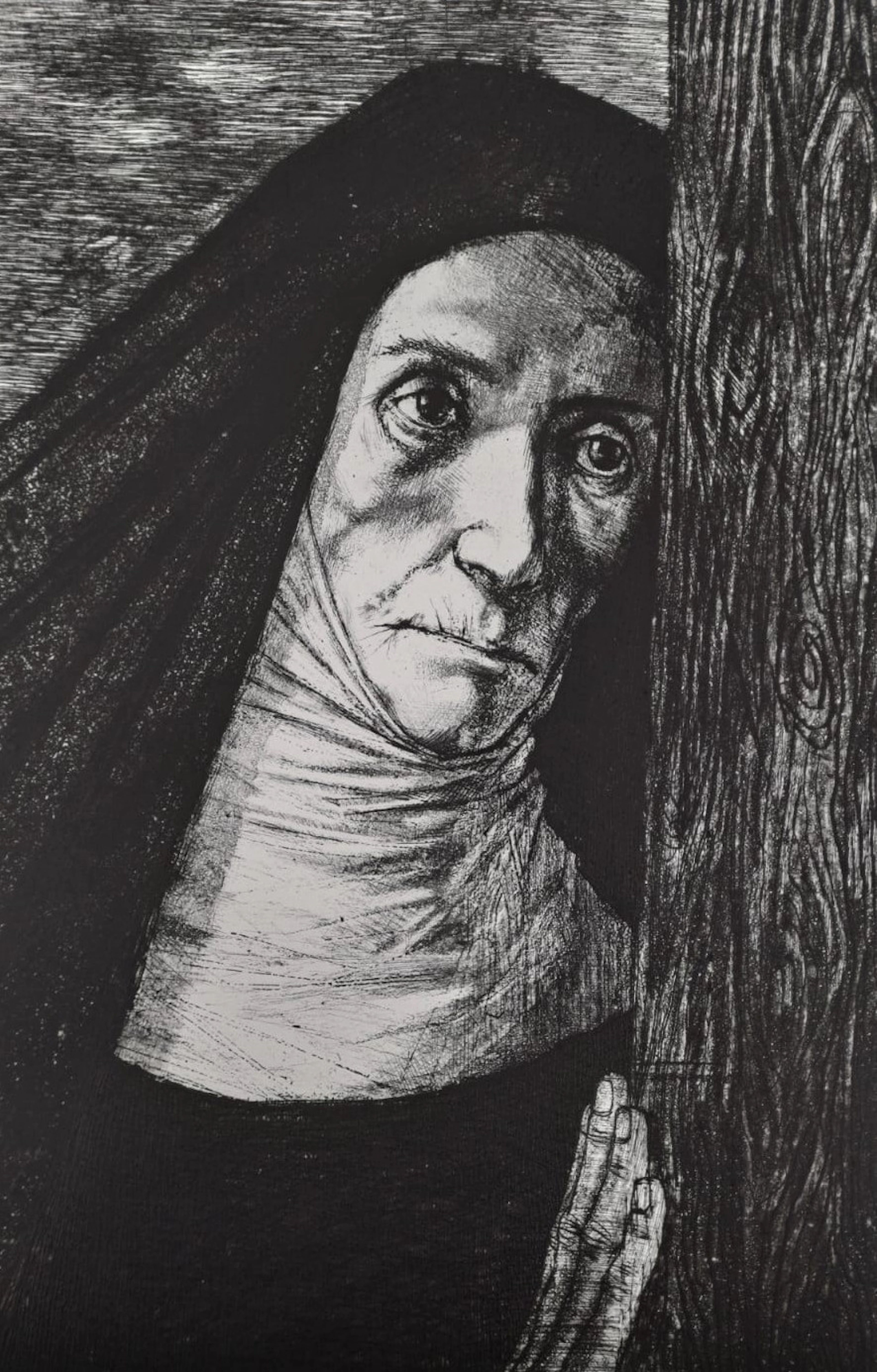 Michel Ciry - Sabat Mater, 67 - Gravure à l’eau forte signée et numérotée