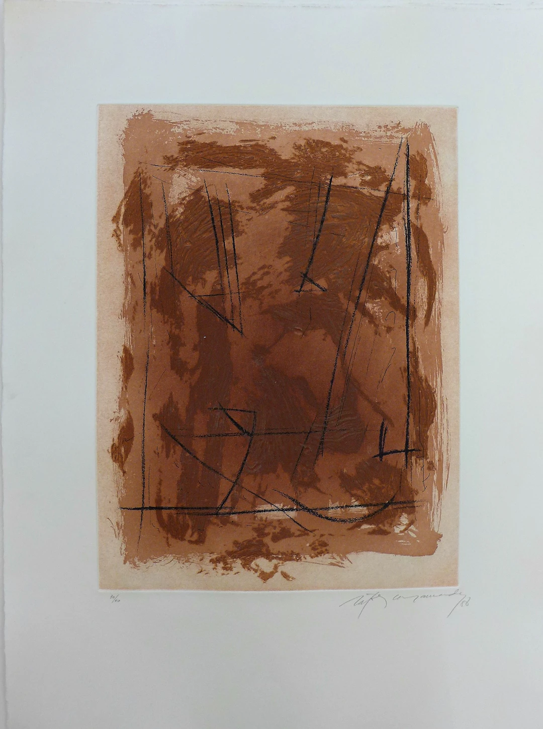 Alberto RAFOLS-CASAMADA - Circ 6, 1988, Gravure signée, datée et justifiée