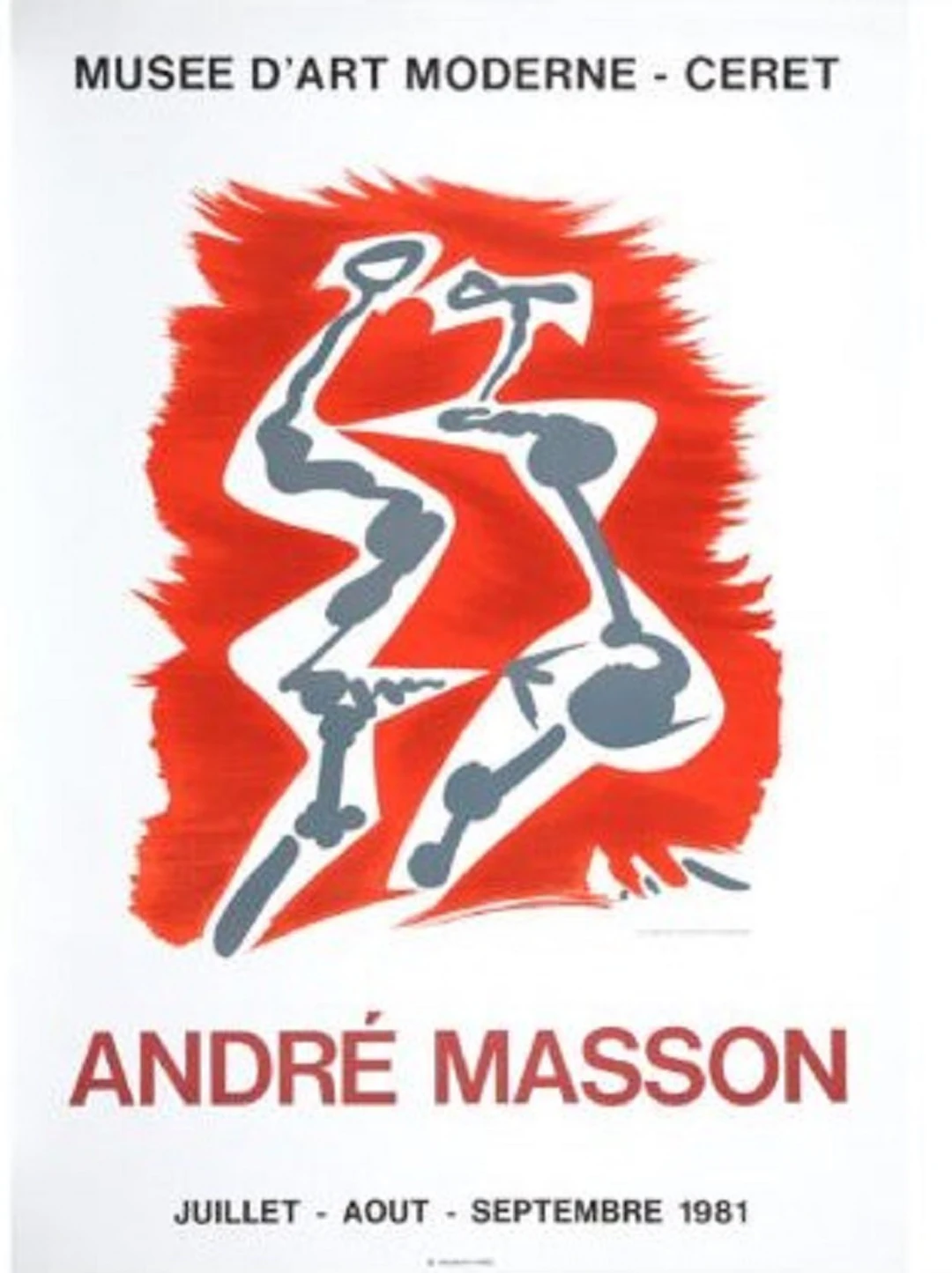 André Masson (d’après) - Sans titre - Affiche lithographique