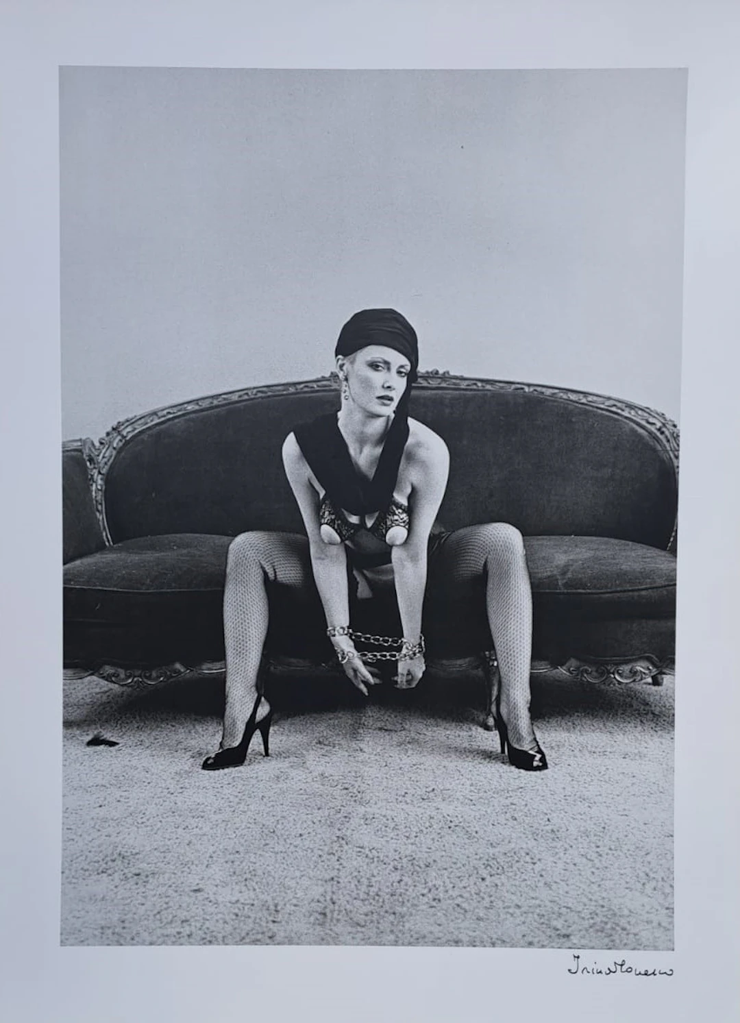 Irina Ionesco - Sans titre - Photolithographie en noir et blanc, signée 1981