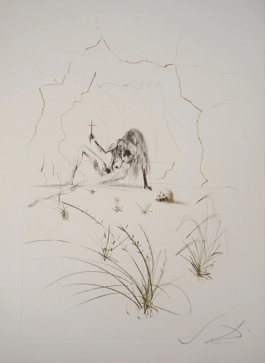 Salvador DALI : Vanité, 1970 - Gravure Originale Signée