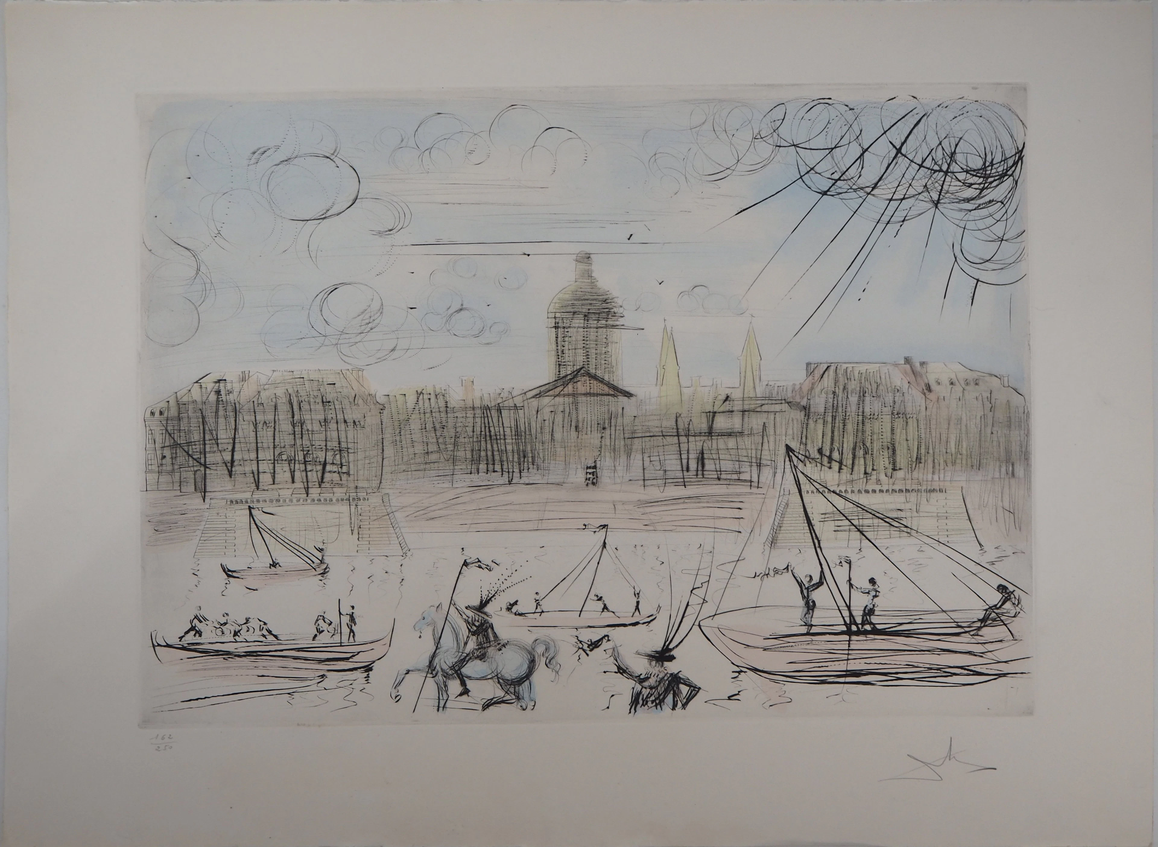 Salvador DALI - L’Académie des Beaux Arts, 1975 - Gravure originale
