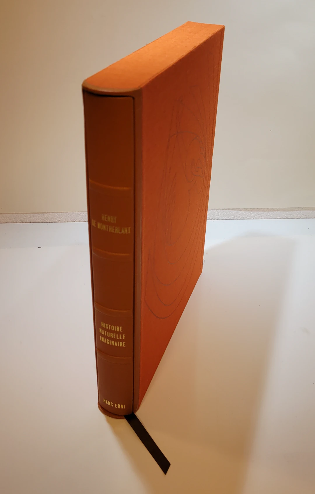 Henri de MONTHERLANT - Histoire naturelle imaginaire, 1979 - Dédicacé
