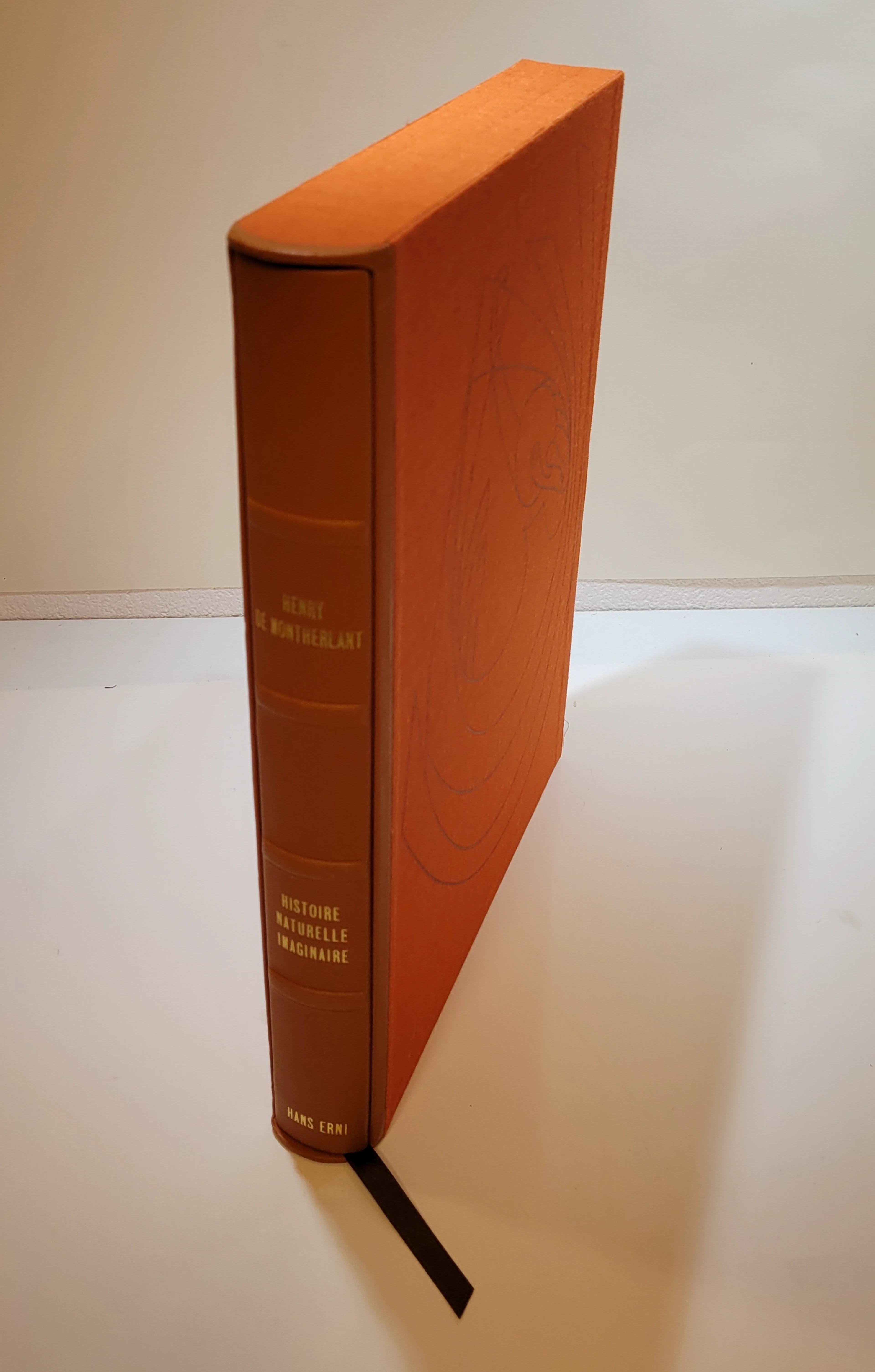 Henri de MONTHERLANT - Histoire naturelle imaginaire, 1979 - Dédicacé