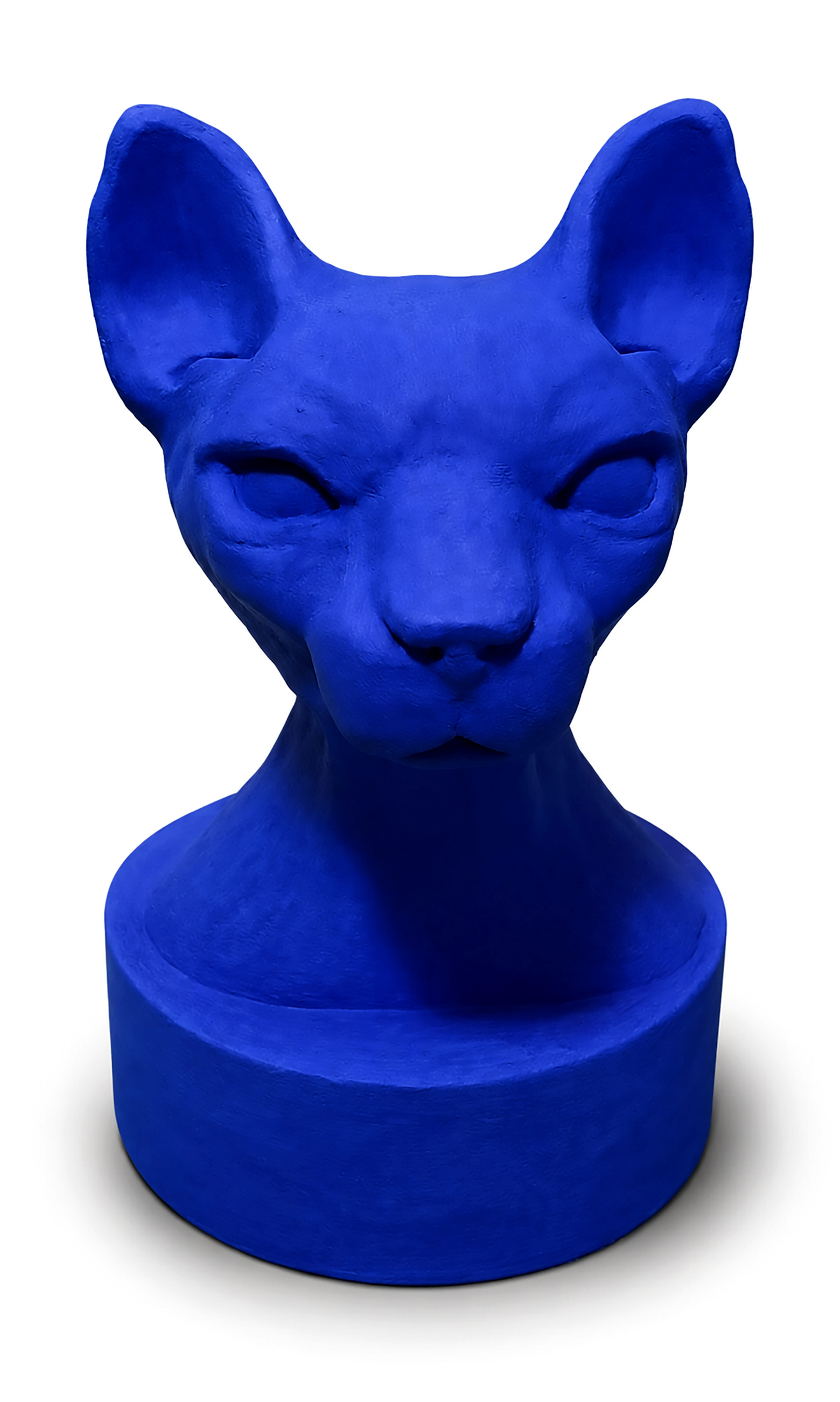 Onna Medeis, Sphynx monochrome, sculpture série limitée, 2025