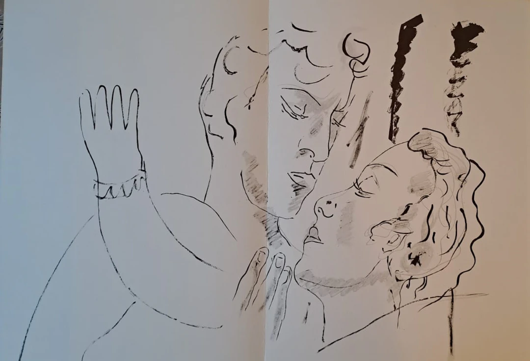 Fernand Léger (d’après) - Les amants - Lithographie offset