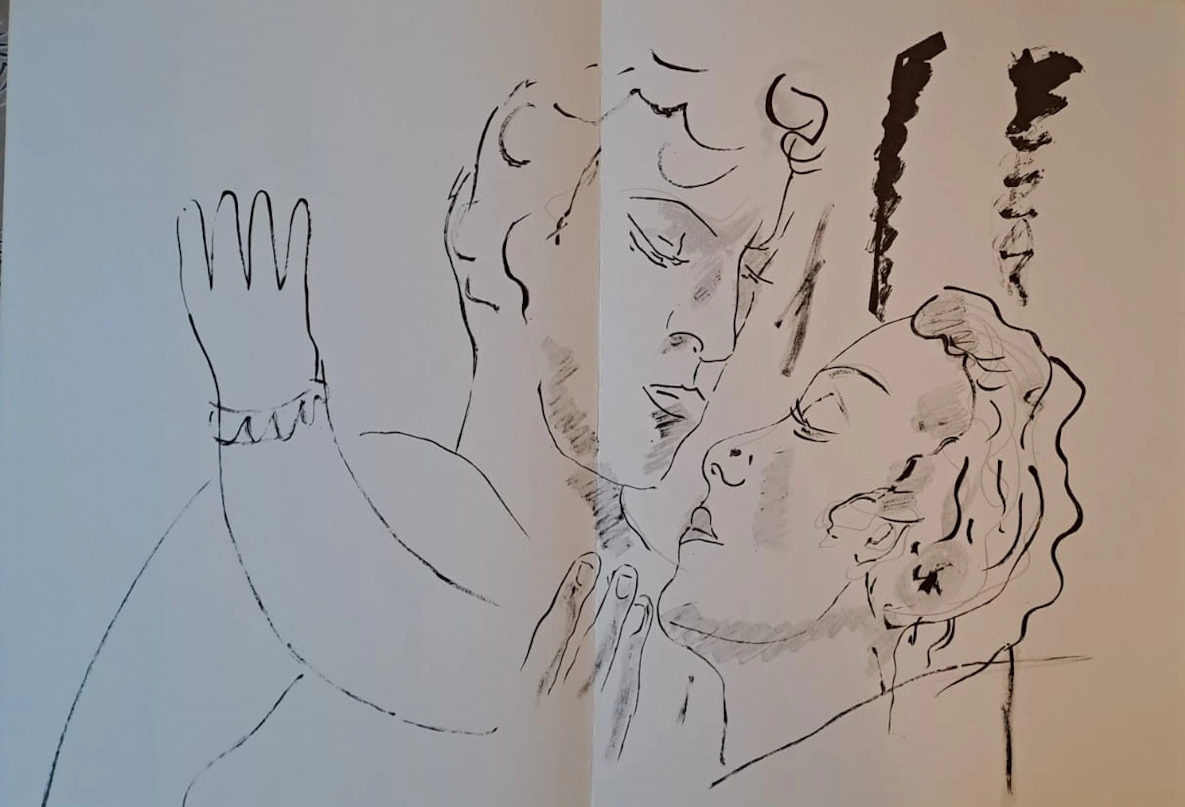Fernand Léger (d’après) - Les amants - Lithographie offset