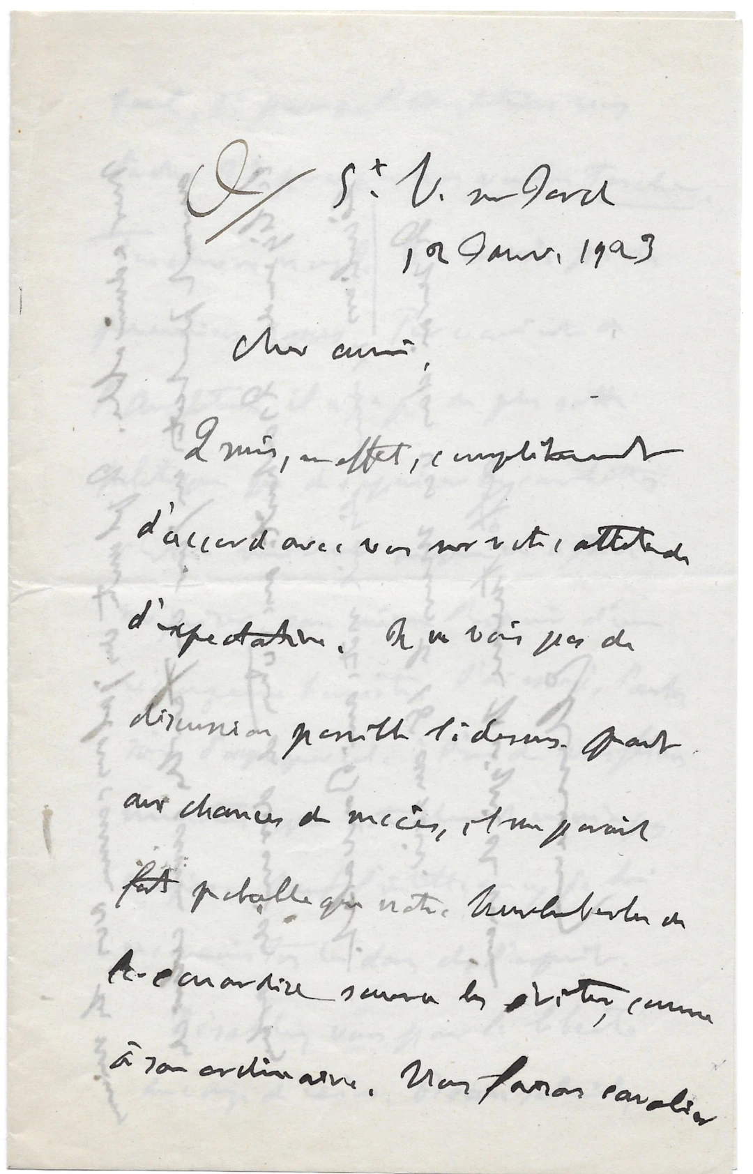 Georges CLEMENCEAU – Lettre autographe signée