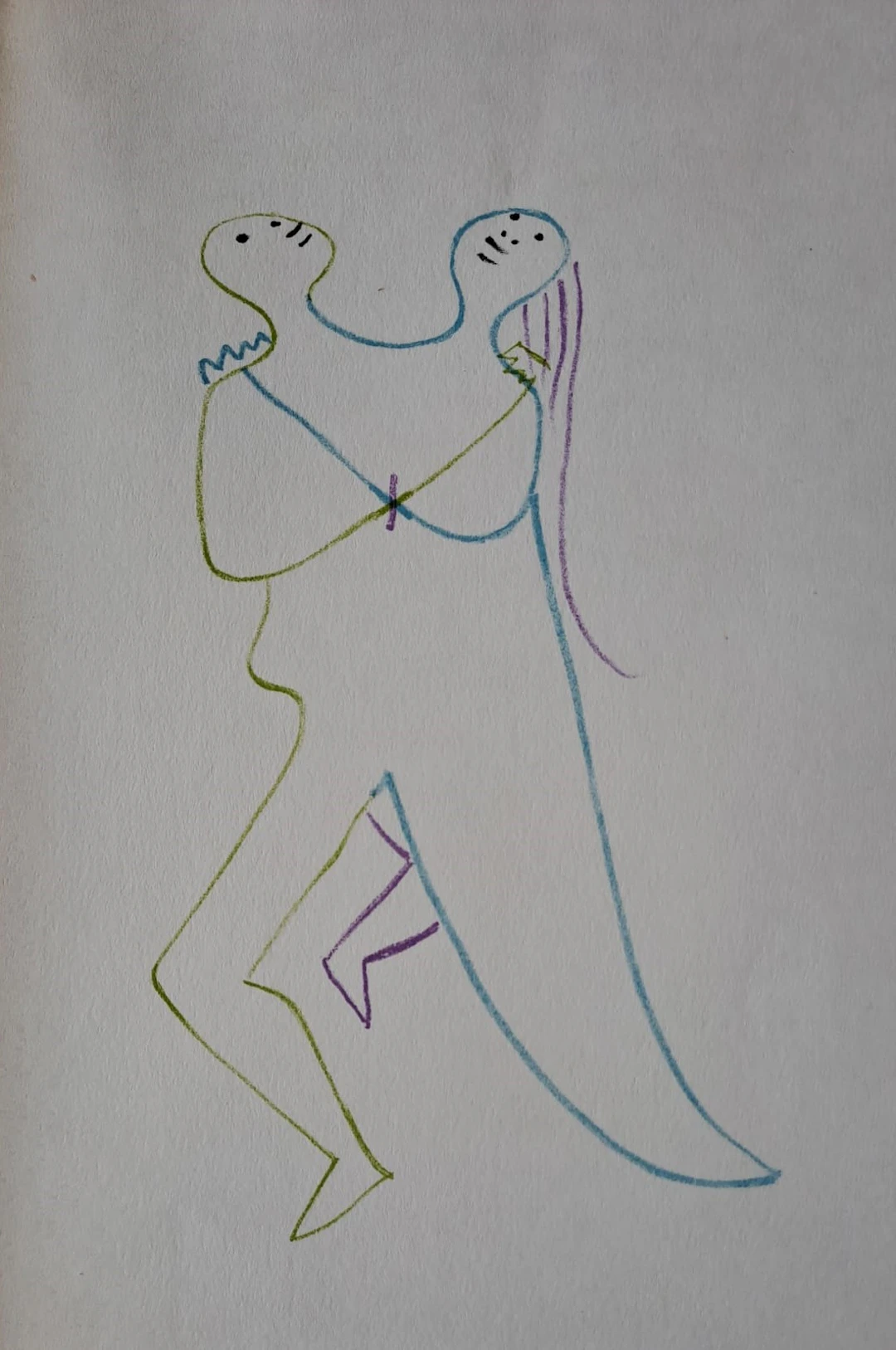 Jean Cocteau - Roméo et Juliette - Lithographie originale en couleur