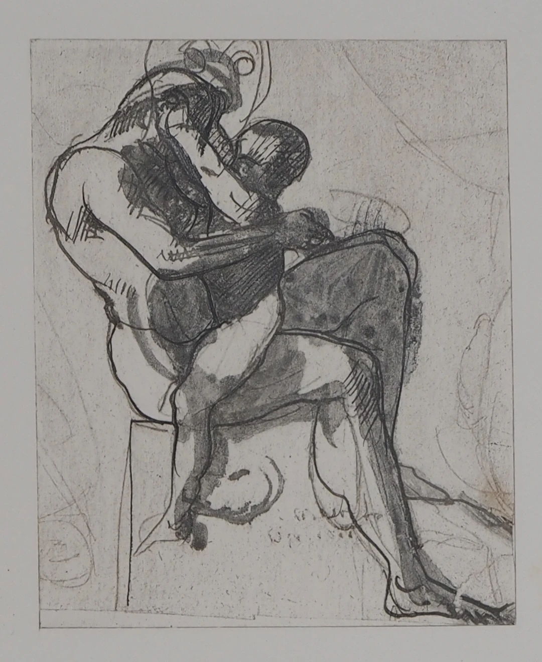 Auguste RODIN : Le jeu, Gravure