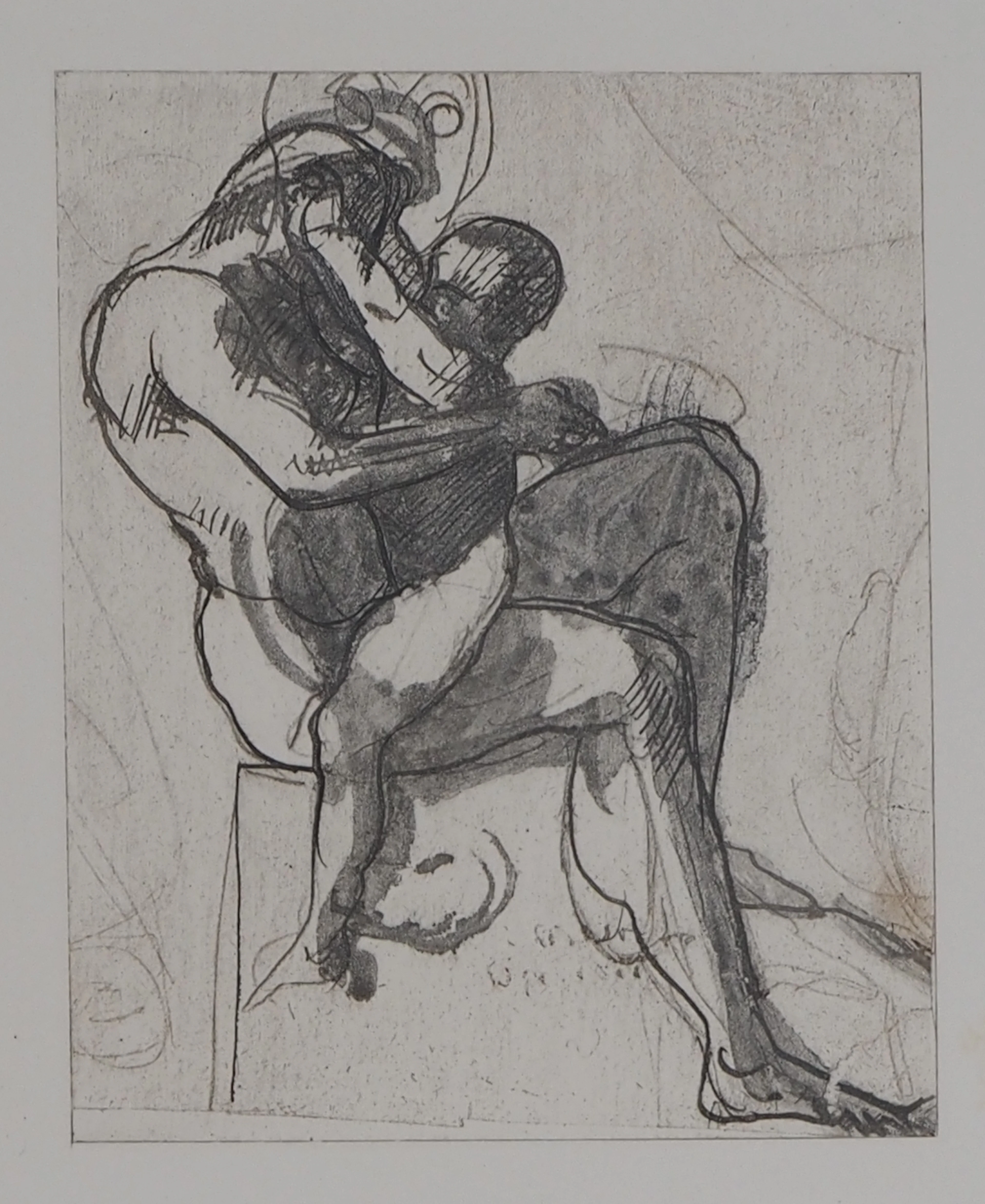 Auguste RODIN : Le jeu, Gravure