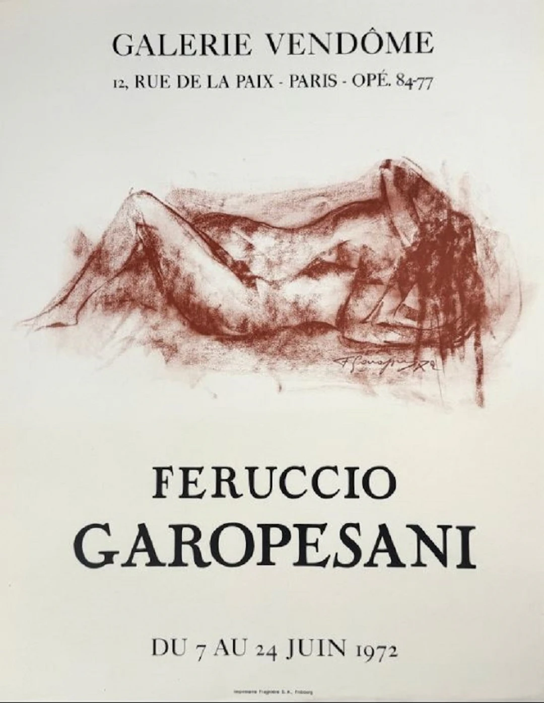Feruccio Garopesani (d’après) - Relations de femmes, 1972 - Affiche originale