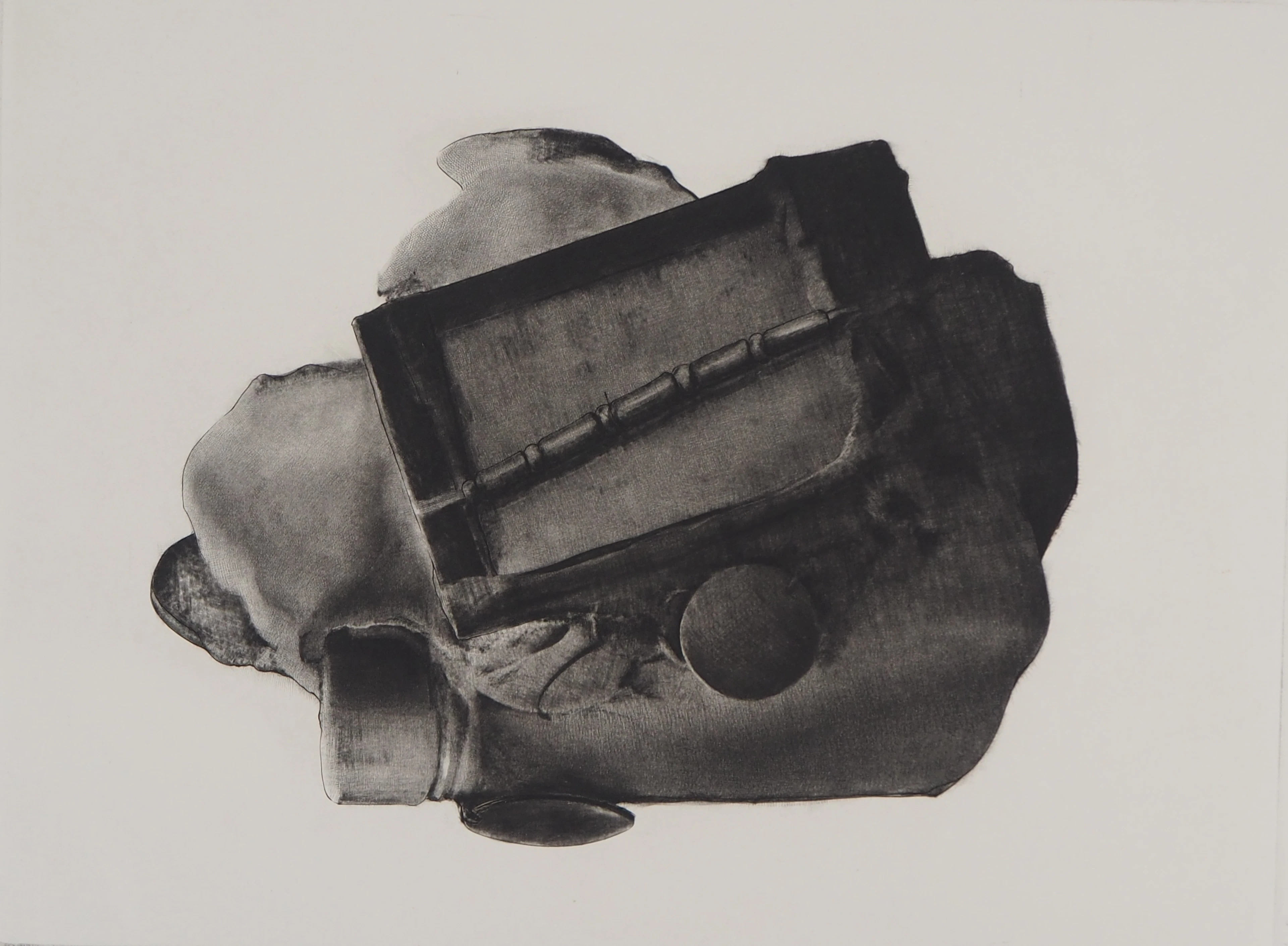 Christian FOSSIER - Essai mécanique, 1976 - Gravure originale signée