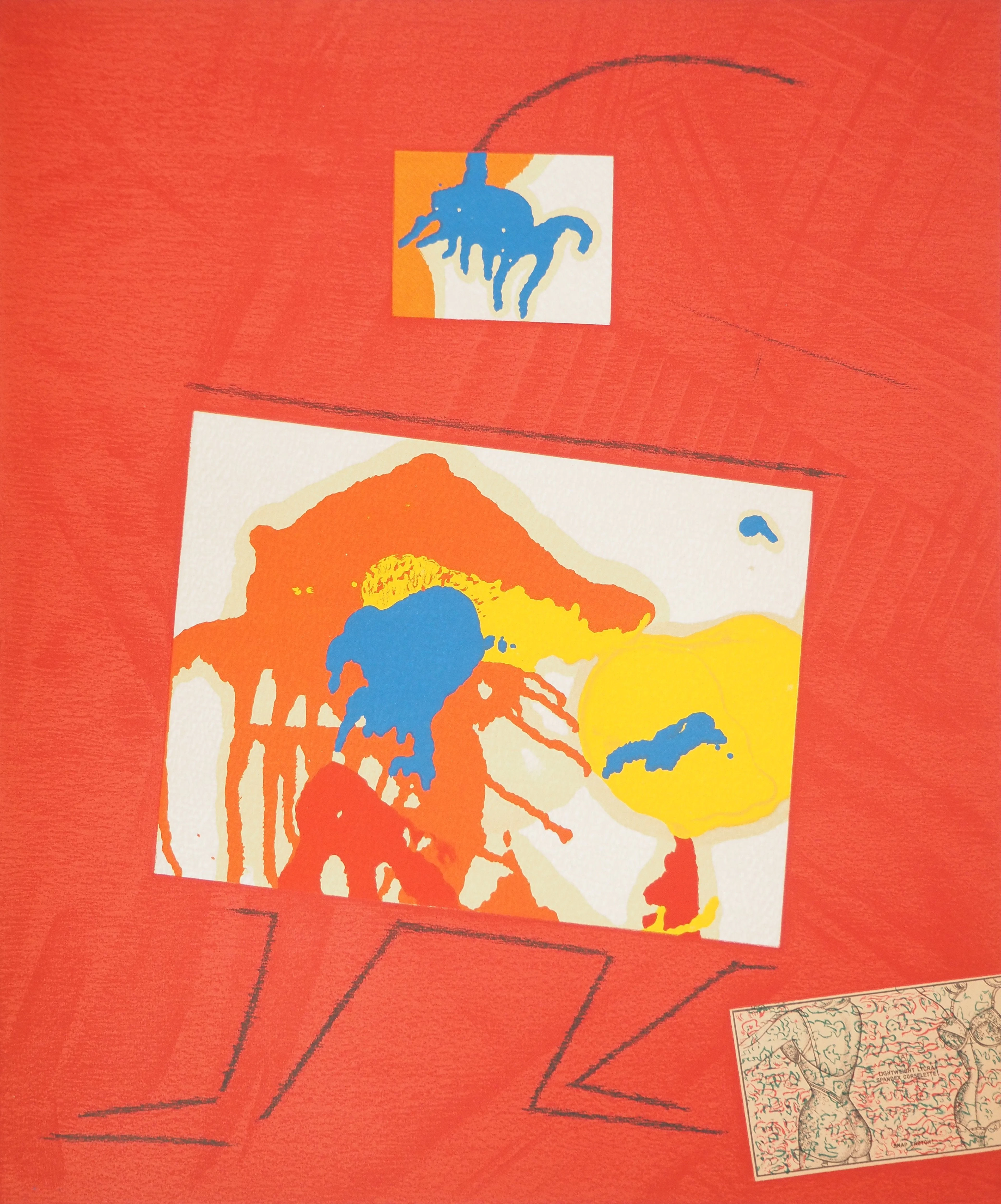Max ERNST : La danseuse surréaliste, Lithographie originale