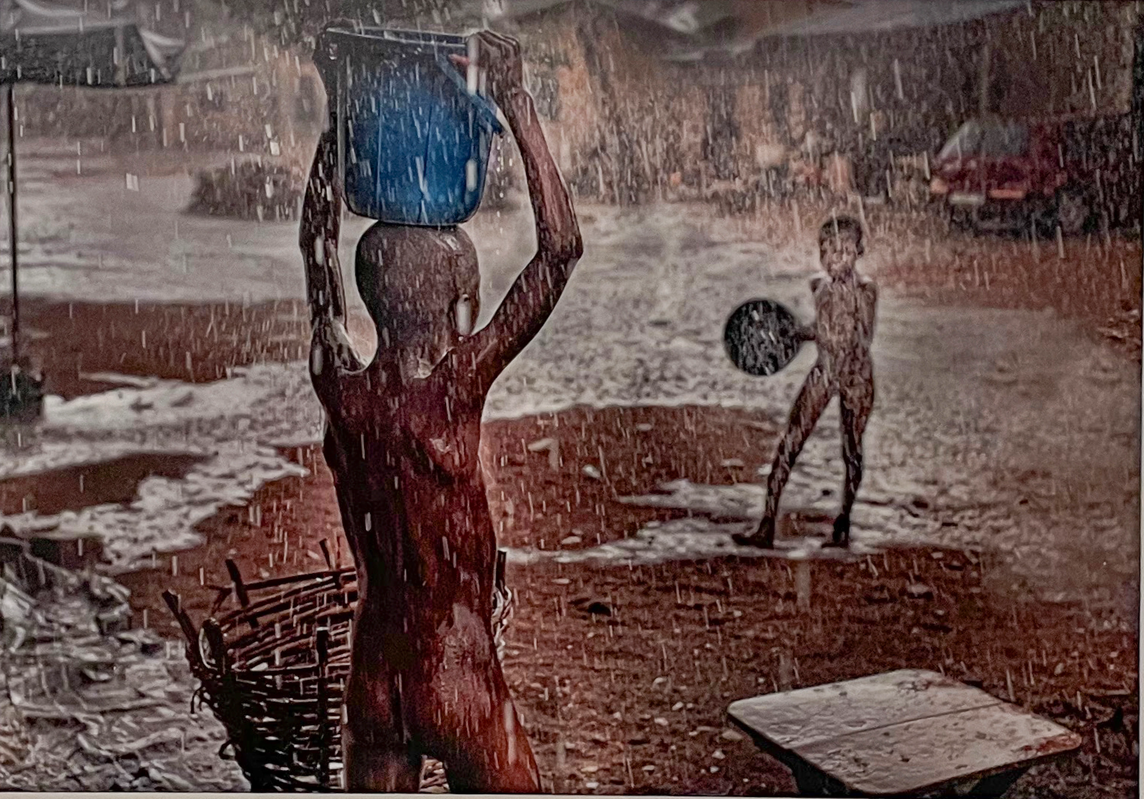 José Nicolas - Togo 2017, Lomé sous la pluie - Tirage numerique