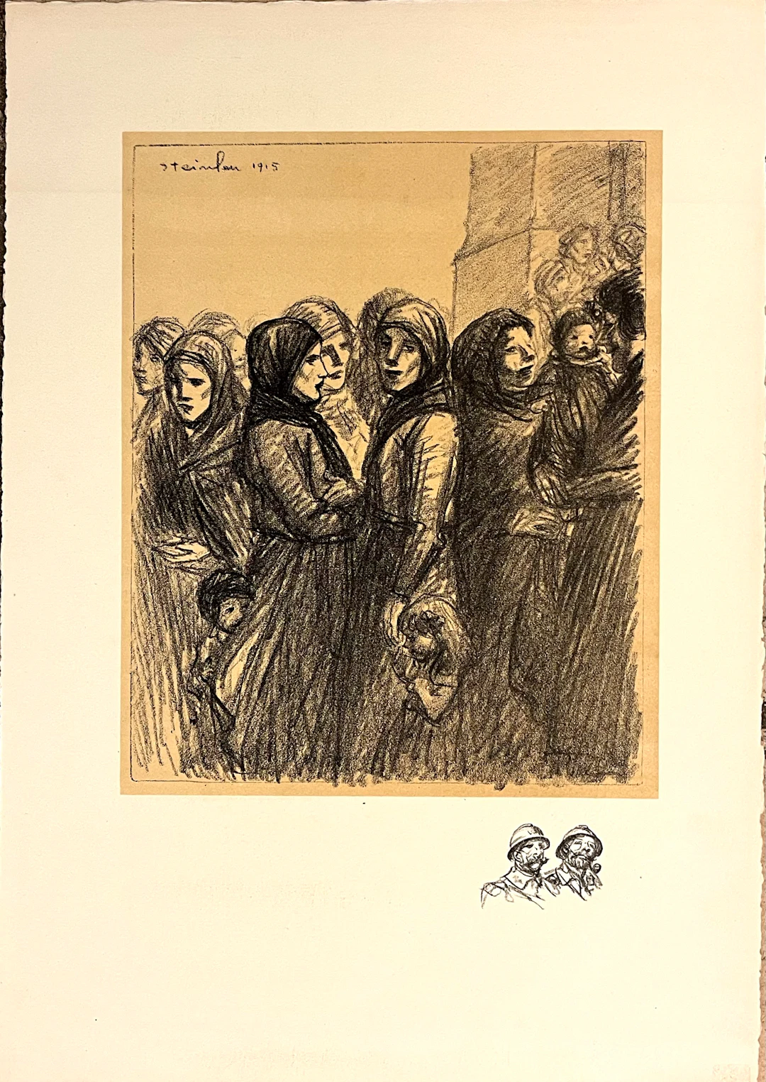 Theophile Alexandre Steinlen - La Guerre - Lithographie originale