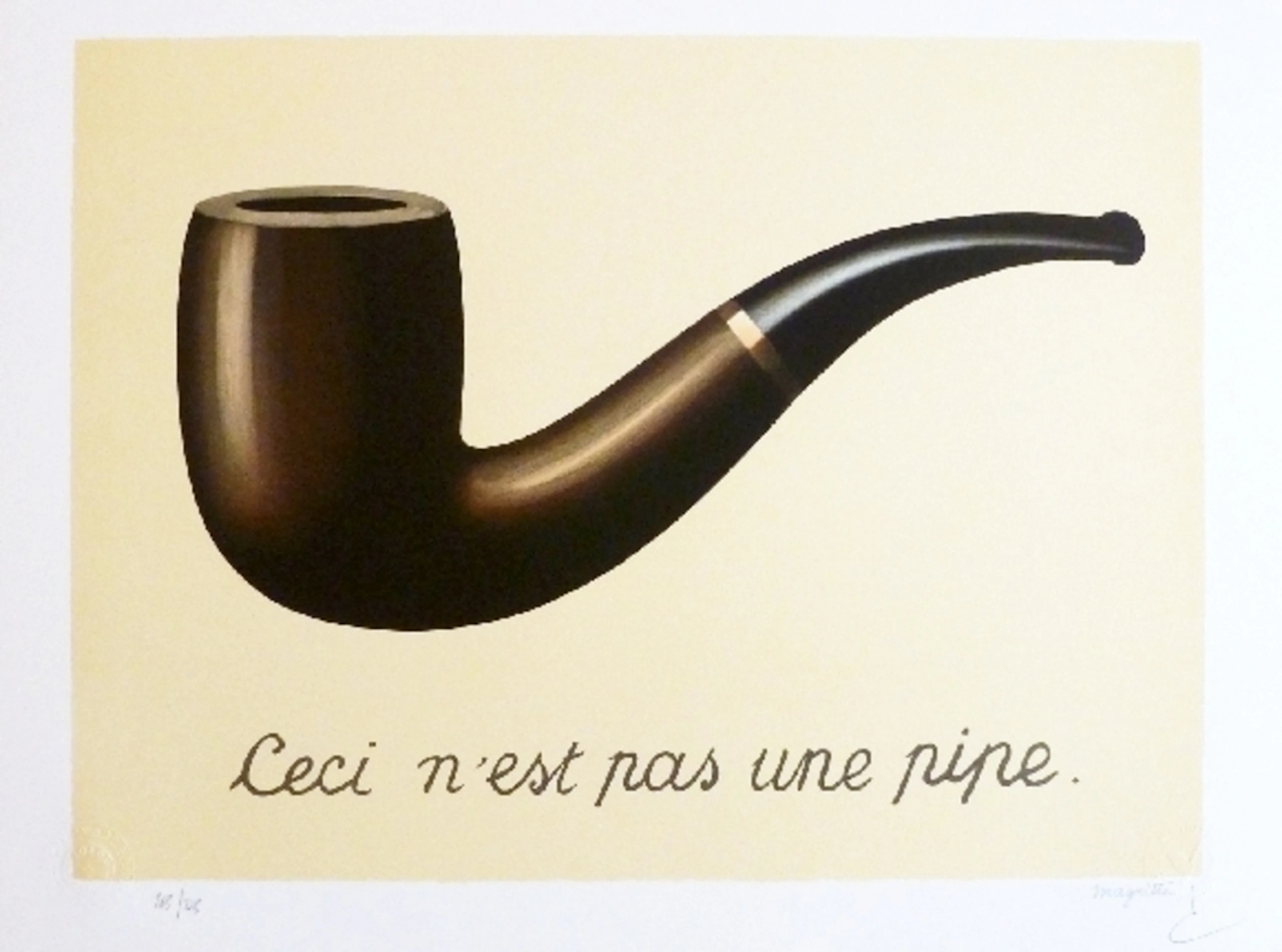 René MAGRITTE (d’après) - La trahison des images (ceci n’est pas une