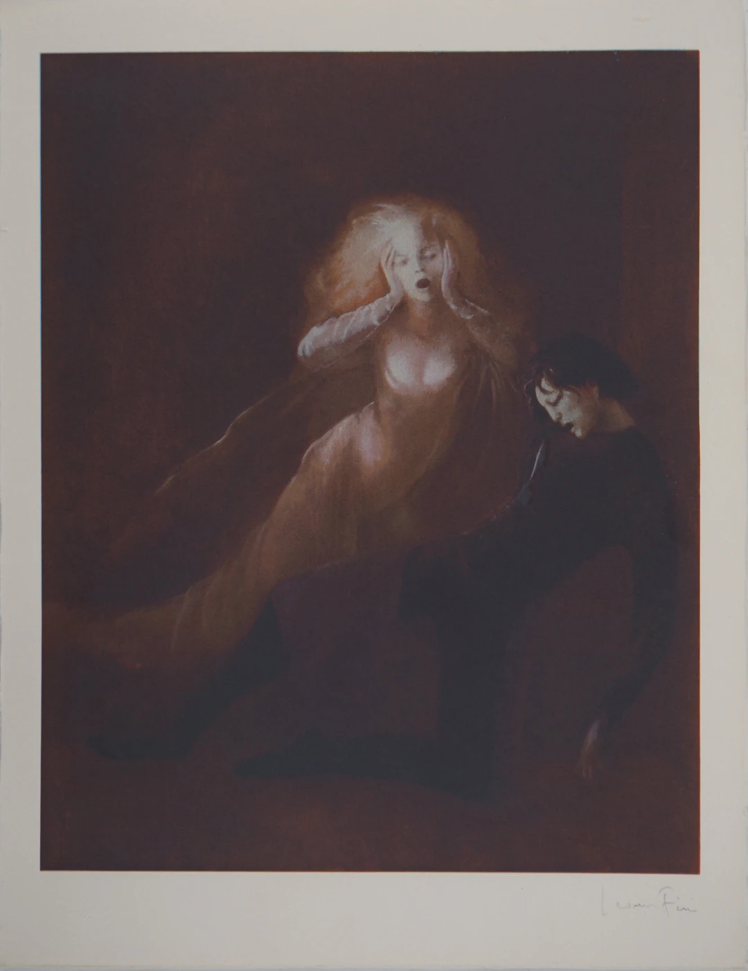 Léonor FINI : Tragédie funeste, Sérigraphie originale signée