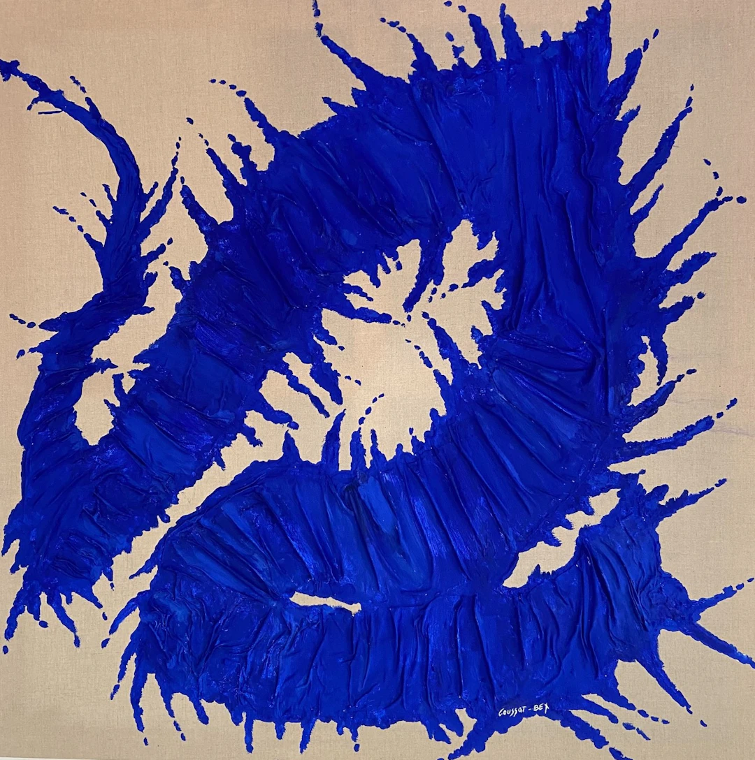 Patrick COUSSOT BEX - Blue Dragon, 2021 - Acrylique sur toile