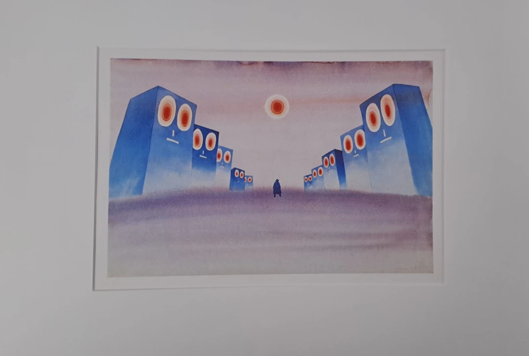 Jean-Michel Folon (d’après) - Les enchaînés, 1971 - Impression d’art signée