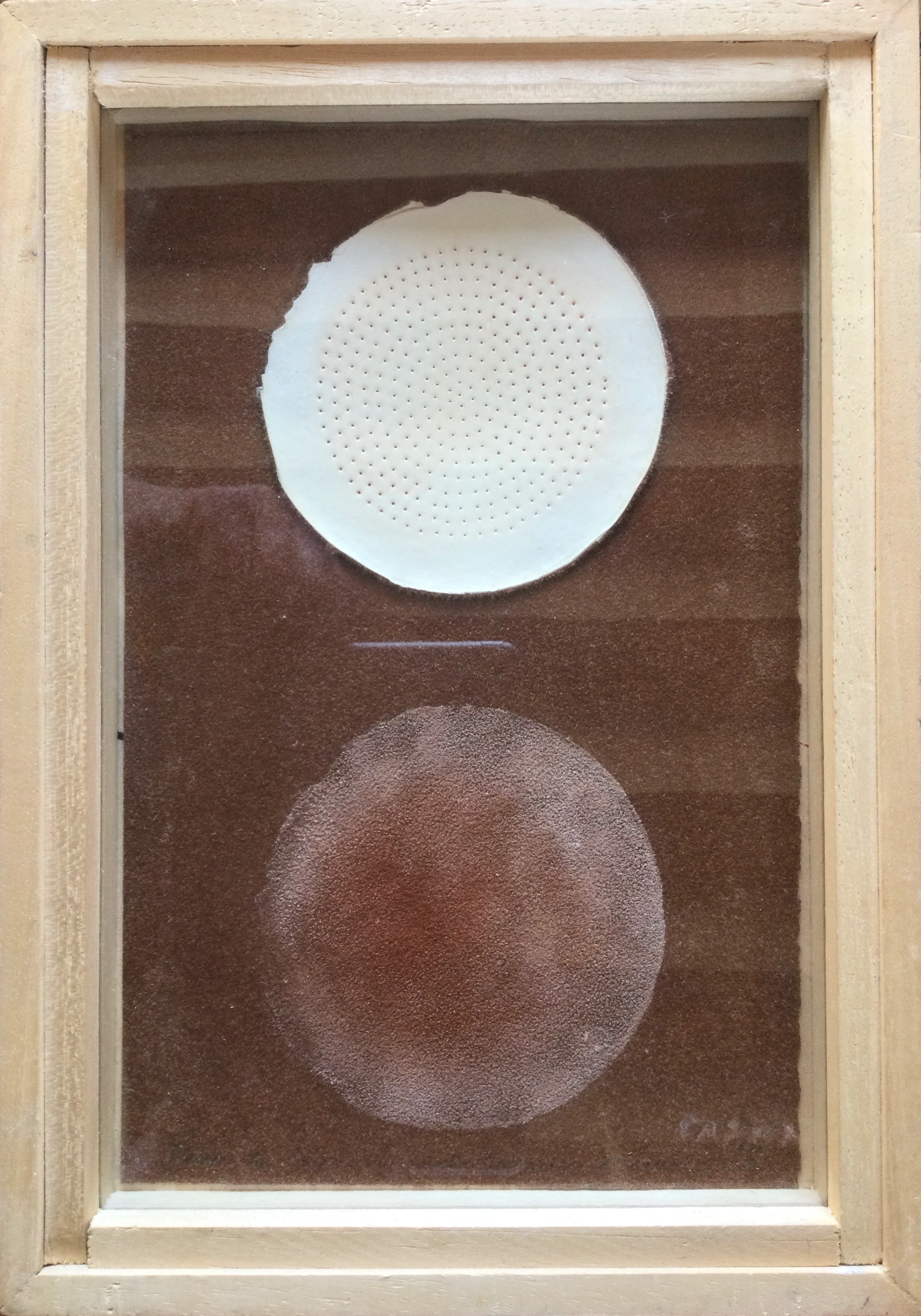 Jacques CASTEX - Peau de larme blanche , 2000 - Technique mixte signée