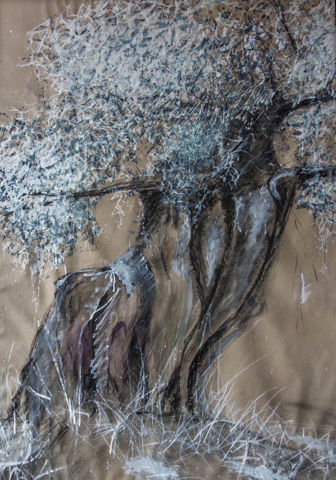 Jean-Pierre BRISSART - Olivier centenaire 2, 2017, Technique mixte