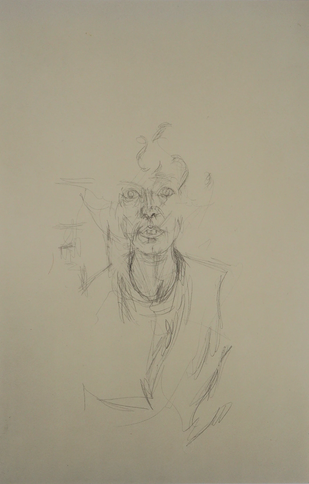 Alberto GIACOMETTI : Portrait d’Annette - Lithographie