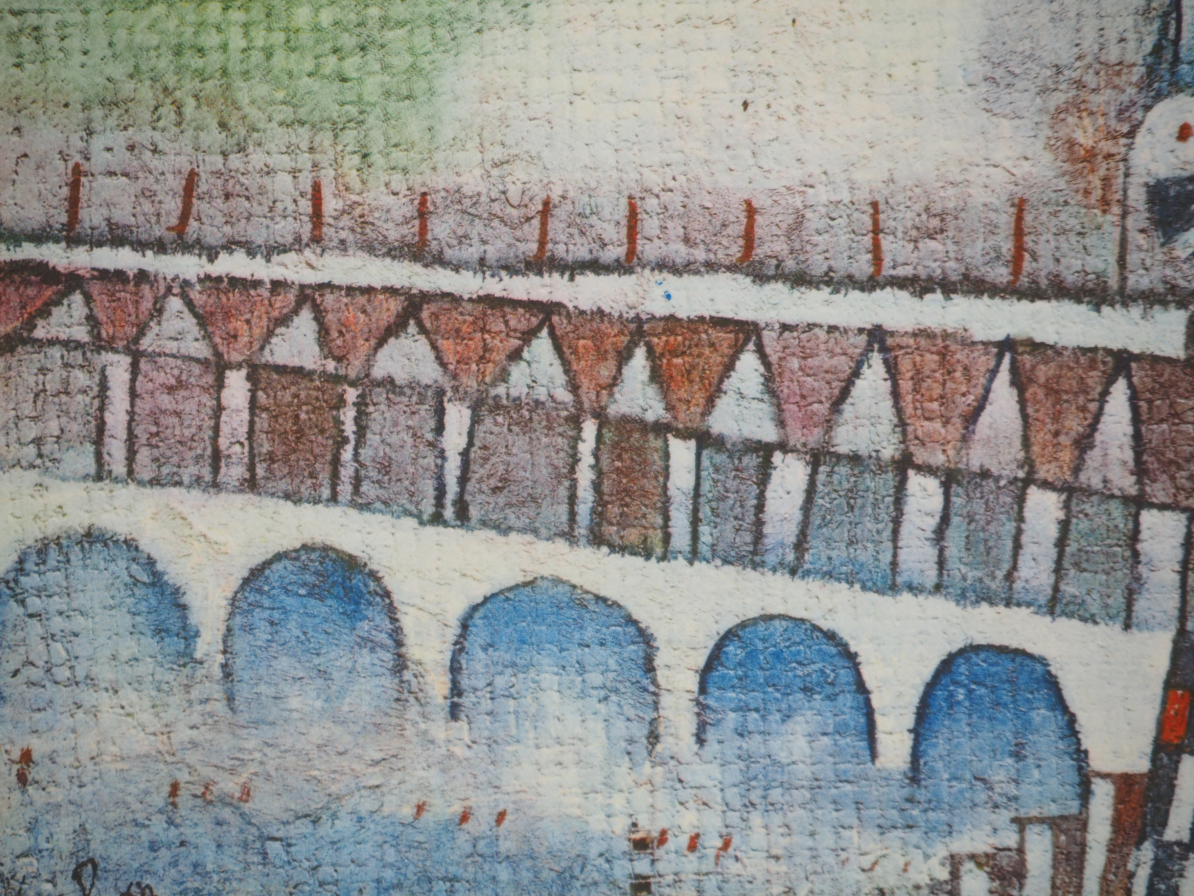 Paul KLEE : Le pont de la ville, Héliogravure signée