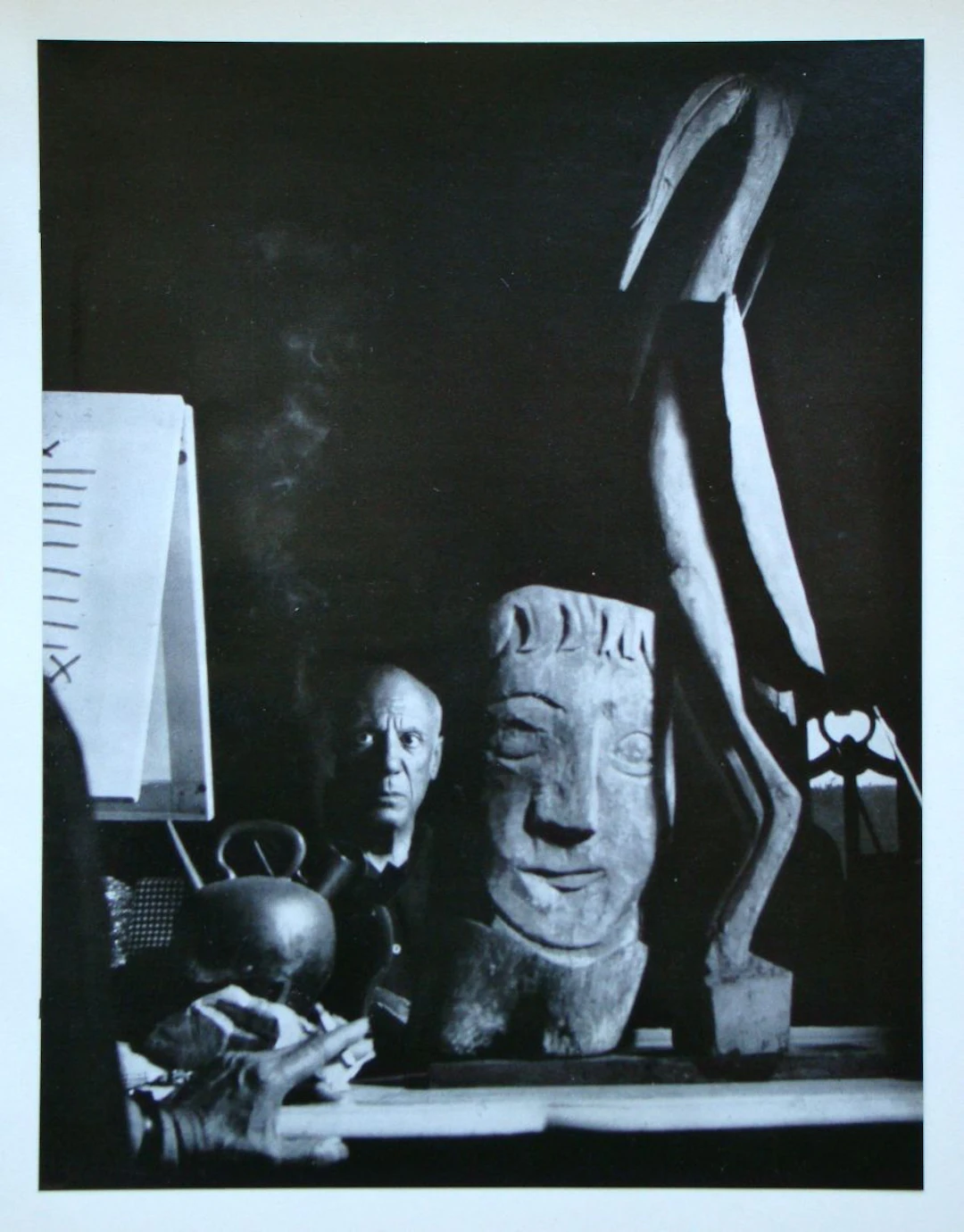 Pablo PICASSO (d'après) - Portrait, 1957 - Photographie offset