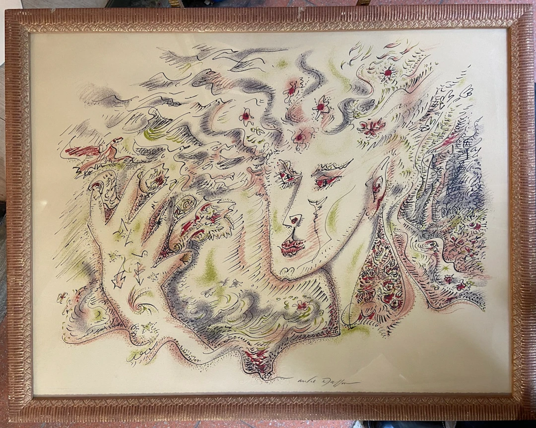 André MASSON - Femme II, 1975 - Lithographie signée
