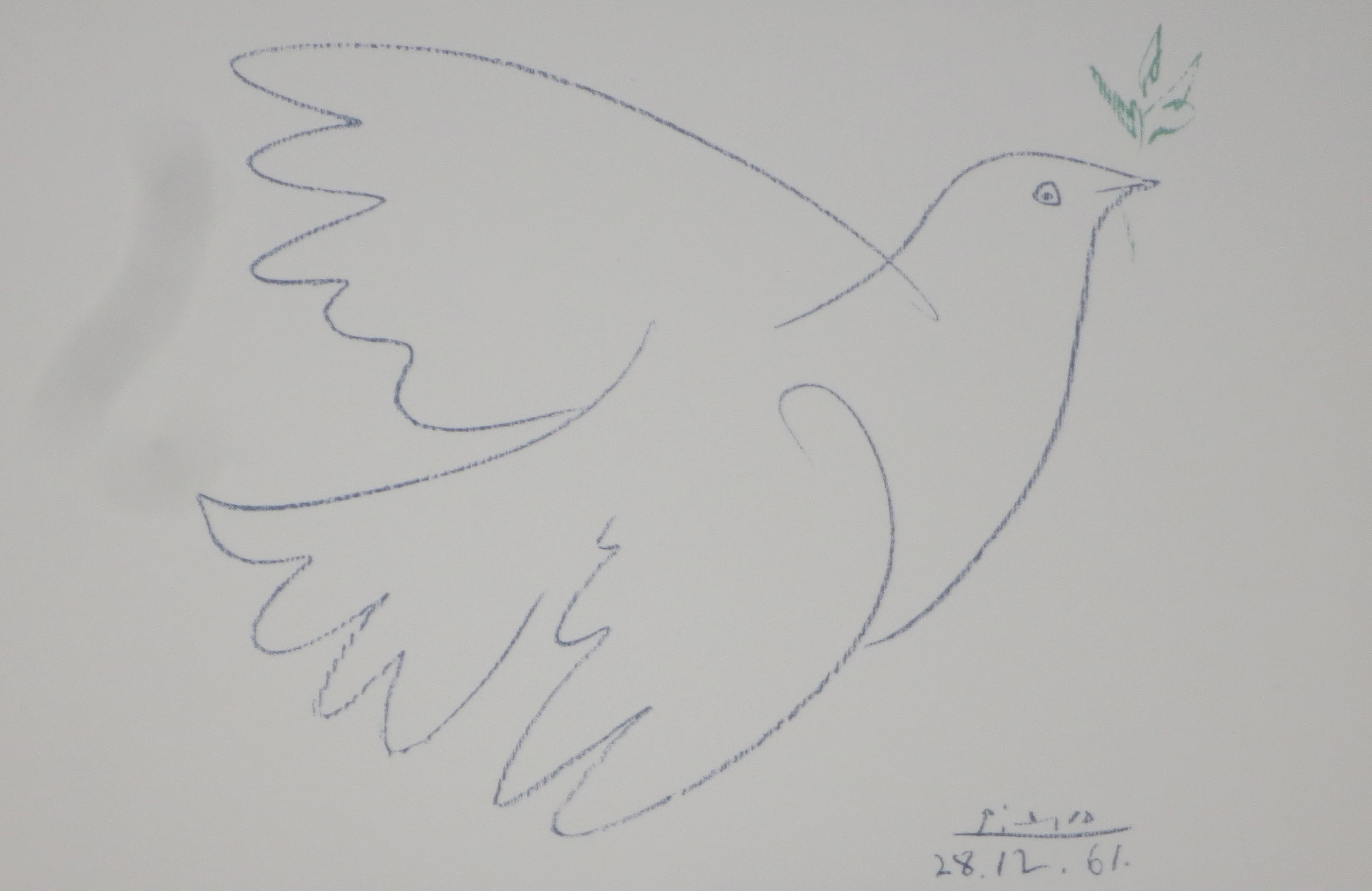 Pablo PICASSO (d’après) - Colombe pour la Paix - Lithographie