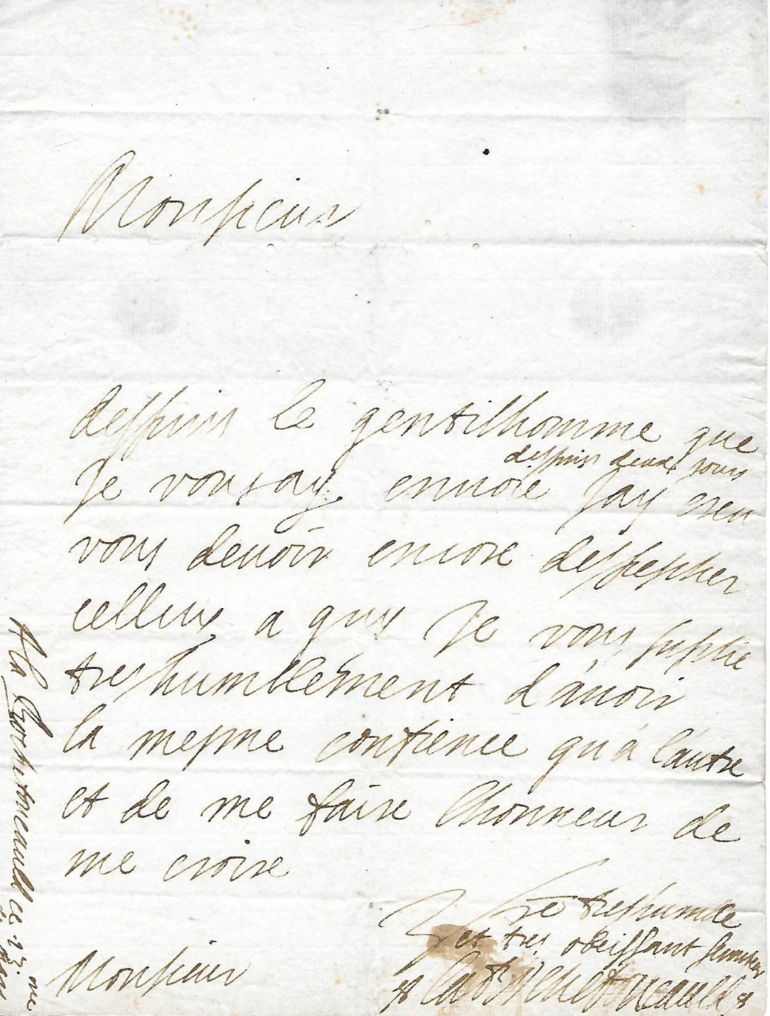 François duc de LA ROCHEFOUCAULD - Lettre autographe signée du père des maximes