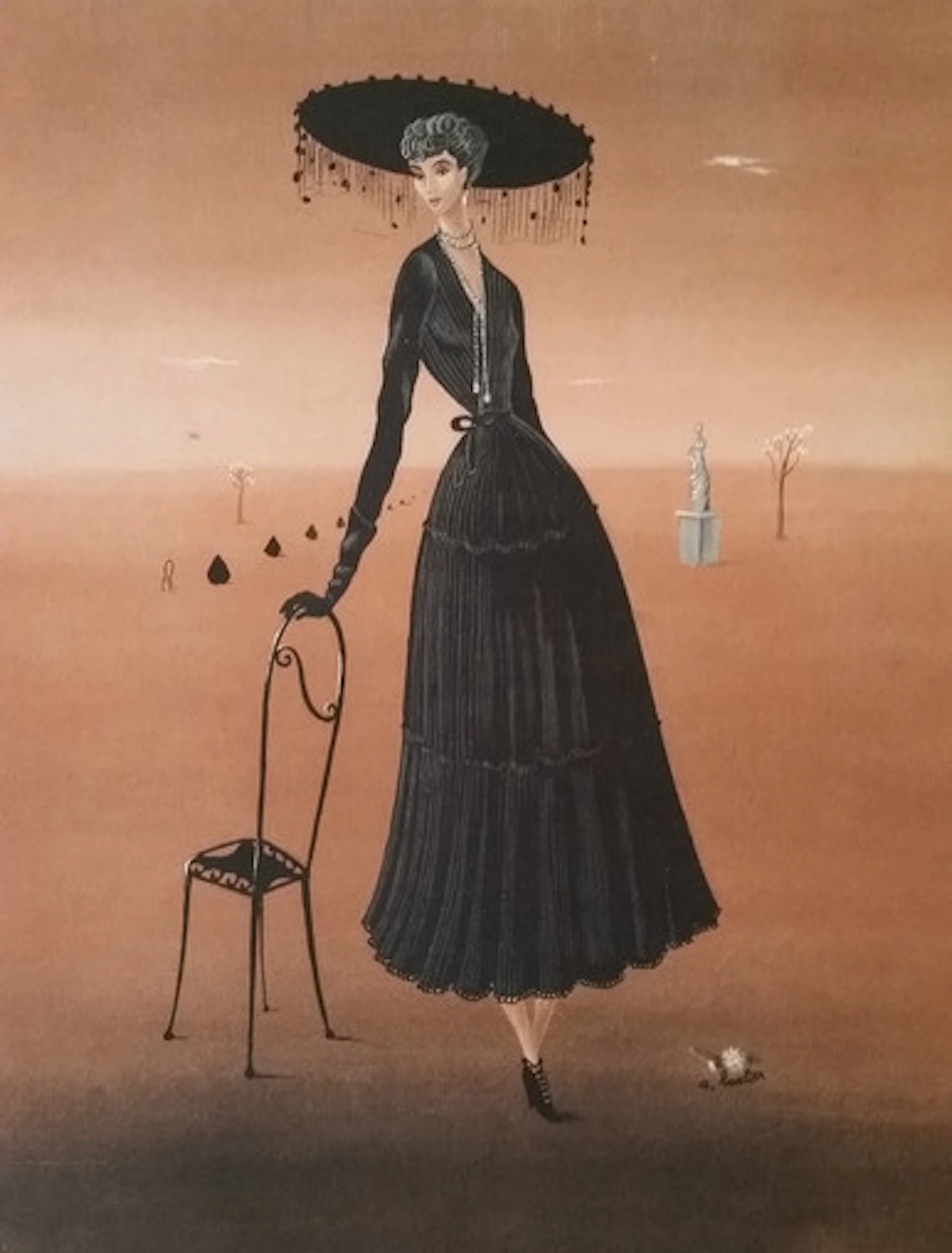 André BARLIER (d’après) - Illustration pour la maison de haute couture