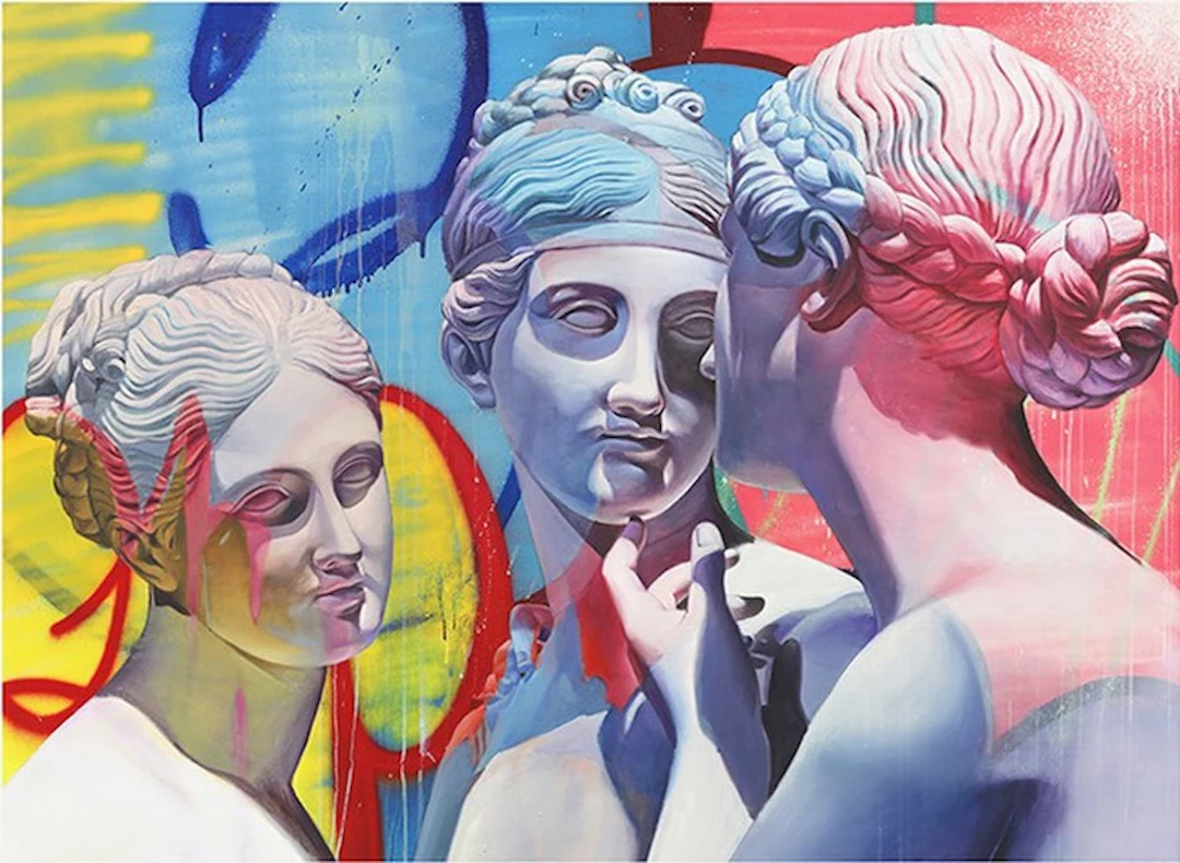 PichiAvo - Orphic Hymn To The Three Graces - Digigraphie