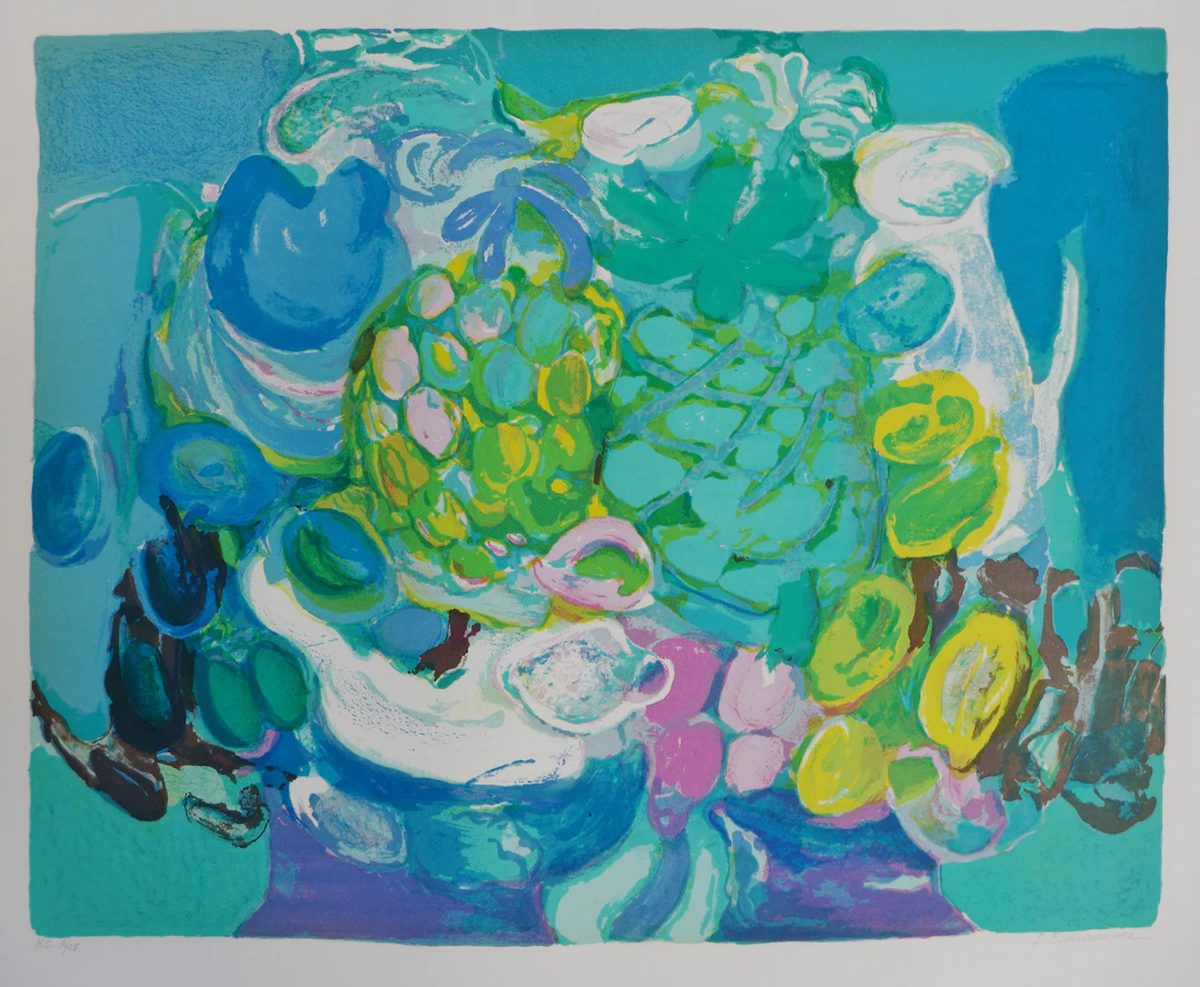 Denise BOURDOUXHE - Sans titre - Lithographie signée au crayon