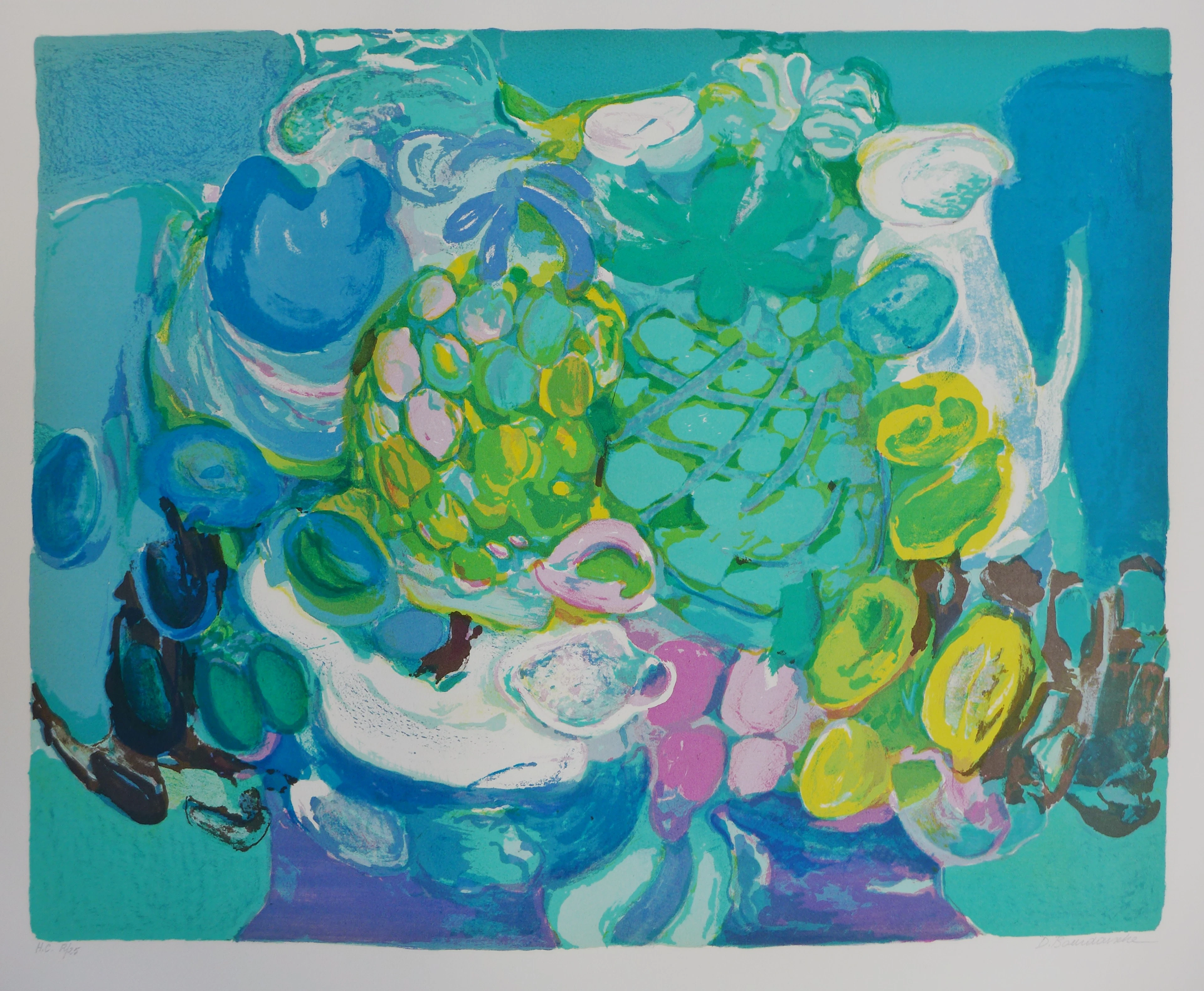 Denise BOURDOUXHE - Sans titre - Lithographie signée au crayon