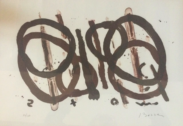 Jacques BOSSER - Composition, 1994 - Lithographie originale signée
