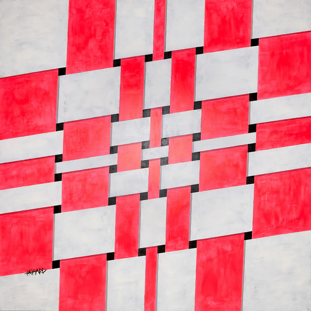 Fabien HEMARD - Quantique 1 - Superposition, 2019, Acrylique sur toile signée