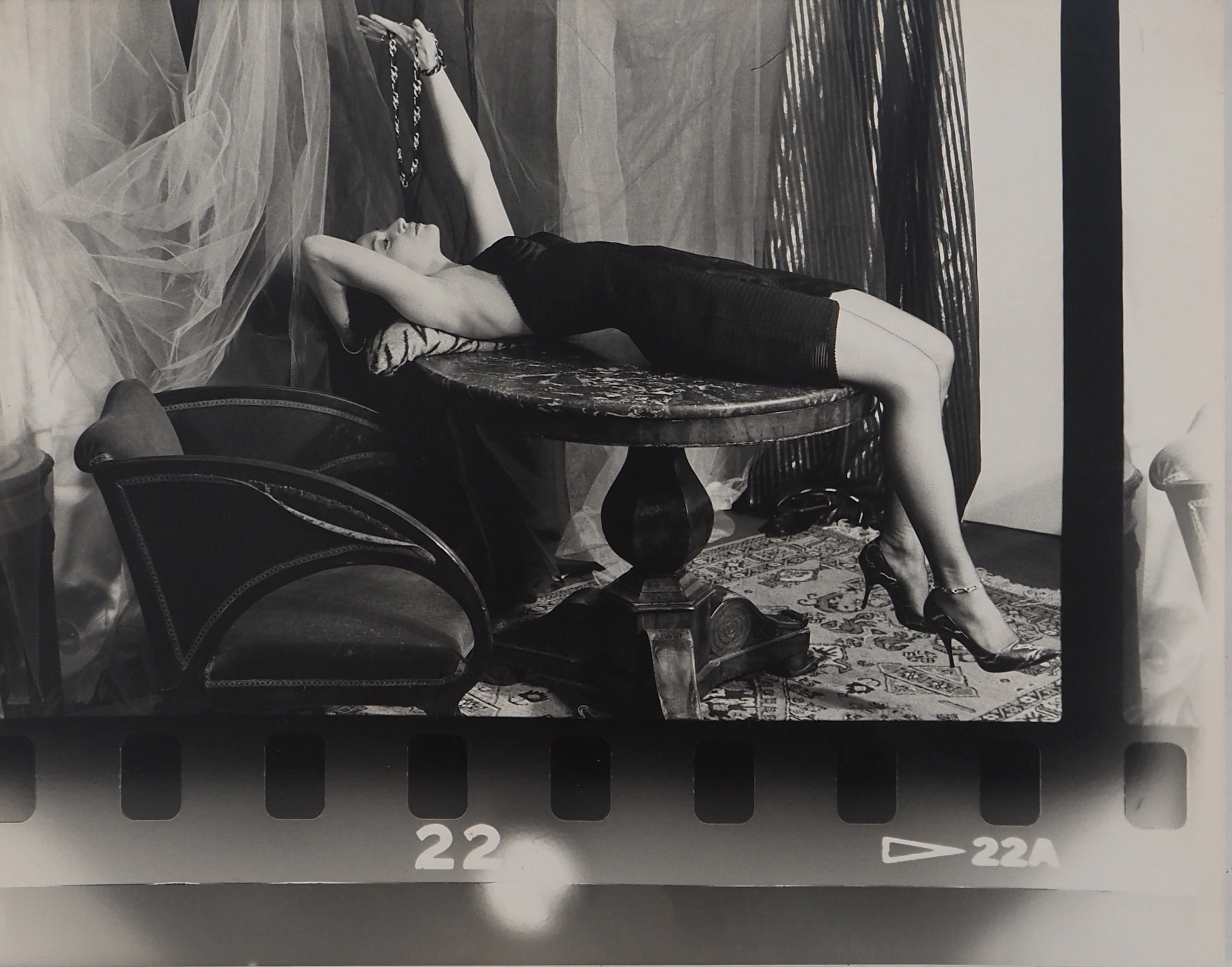Irina IONESCO : Muse posant, Tirage argentique original