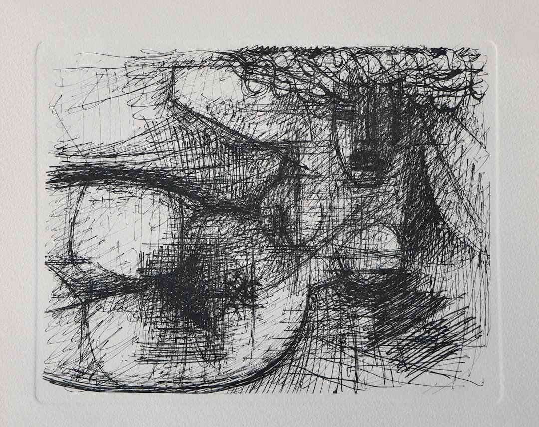 Marcel GROMAIRE : Modèle nu couché, Gravure, 1952