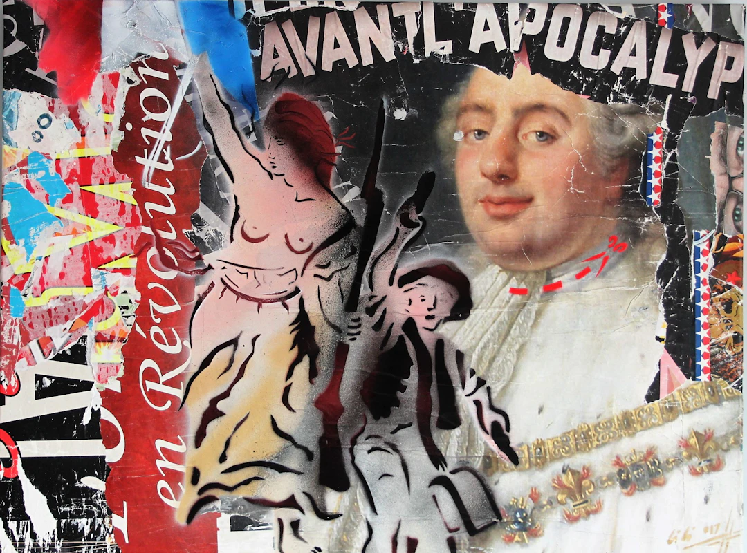 Christophe STOUVENEL - Louis Croivez Bâton, 2017 - Collage