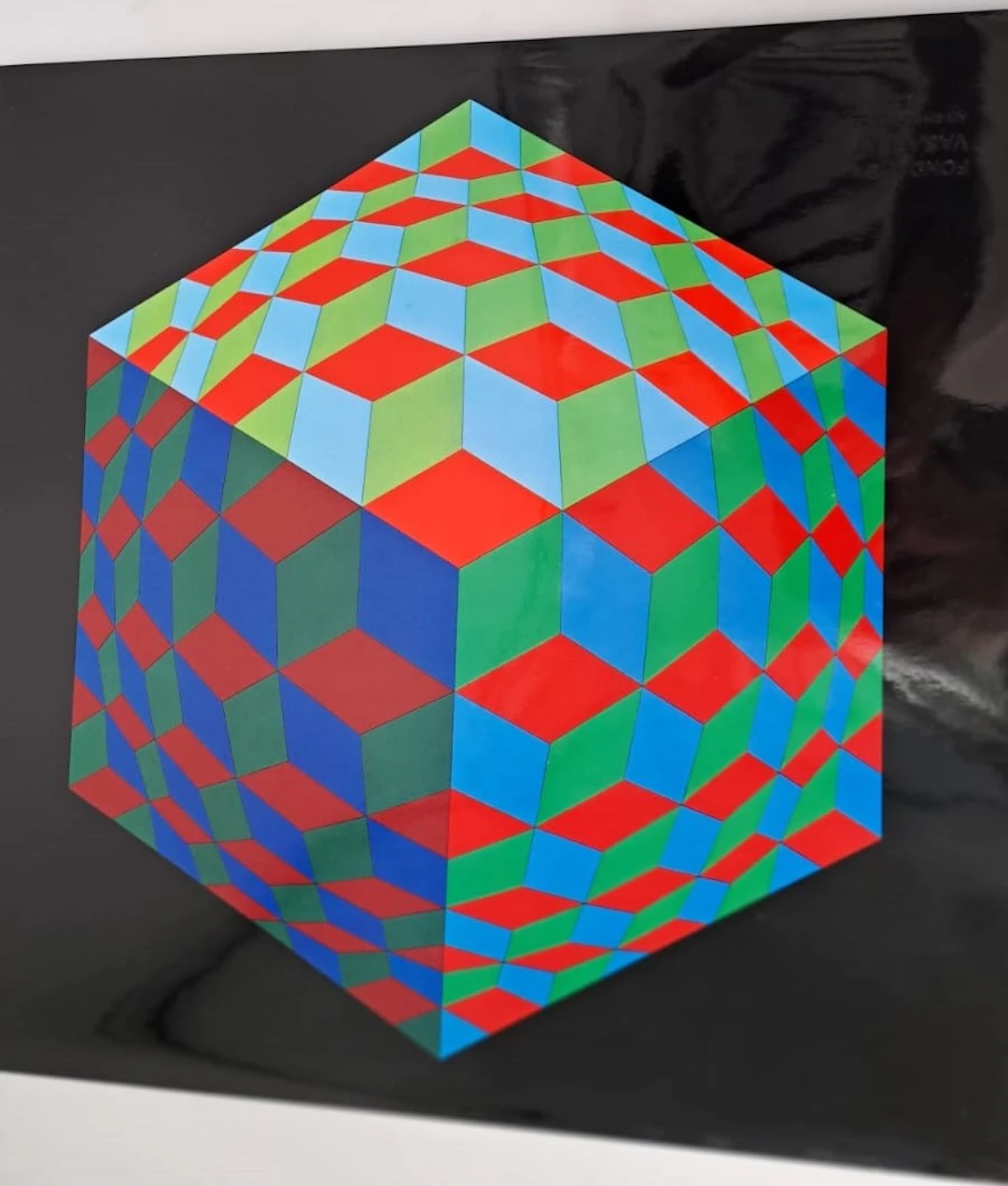 Victor VASARELY (d’après) - Hat-VI, 1971 - Héliogravure