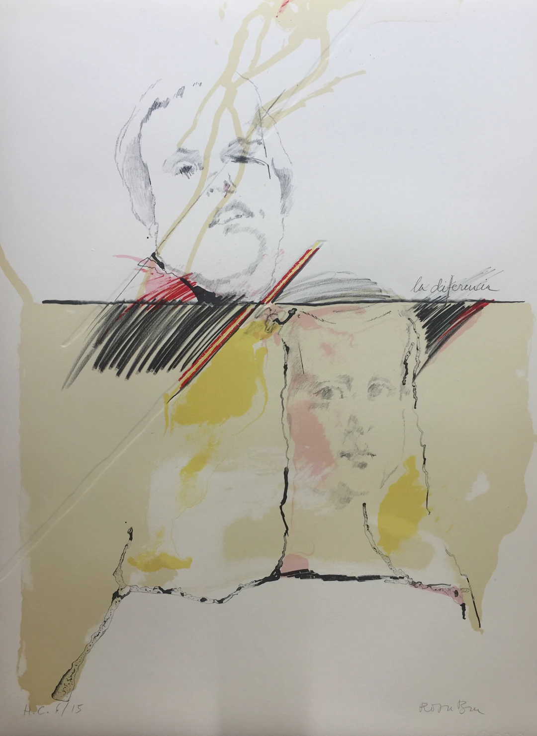 Roser BRU - Velasquez Menine, 1979 - Lithographie signée au crayon