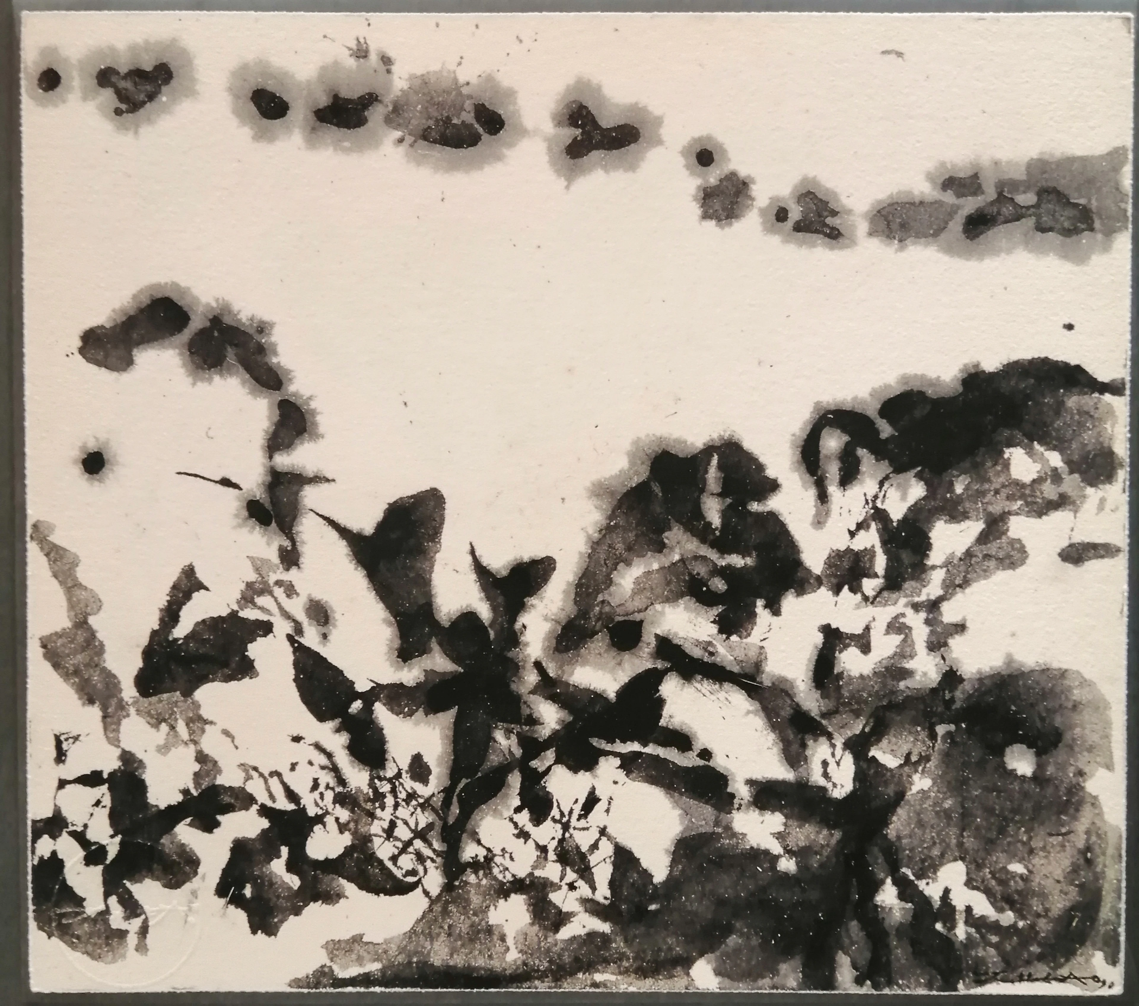ZAO WOU KI, Encre de Chine, L’homme des 2 rives, tirage de tête, 2016