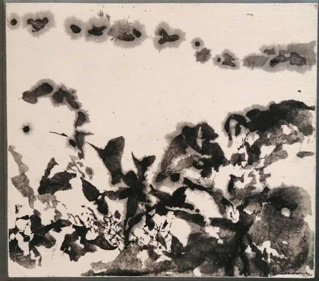 ZAO WOU KI, Encre de Chine, L’homme des 2 rives, tirage de tête, 2016